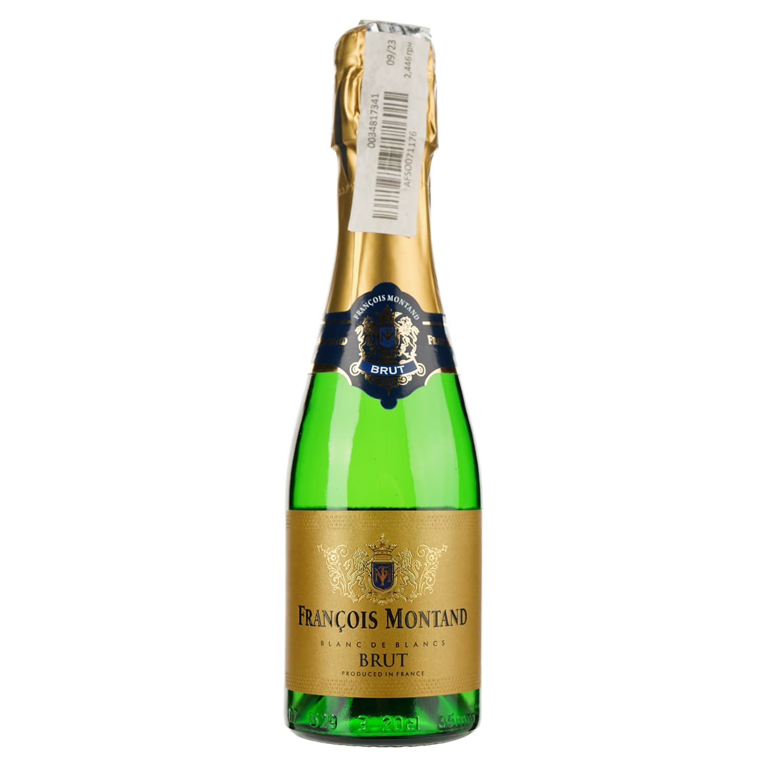 Ігристе вино Francois Montand Brut Blanc de Blancs, біле, брют, 12%, 0,2 л (27765) - зображення 1