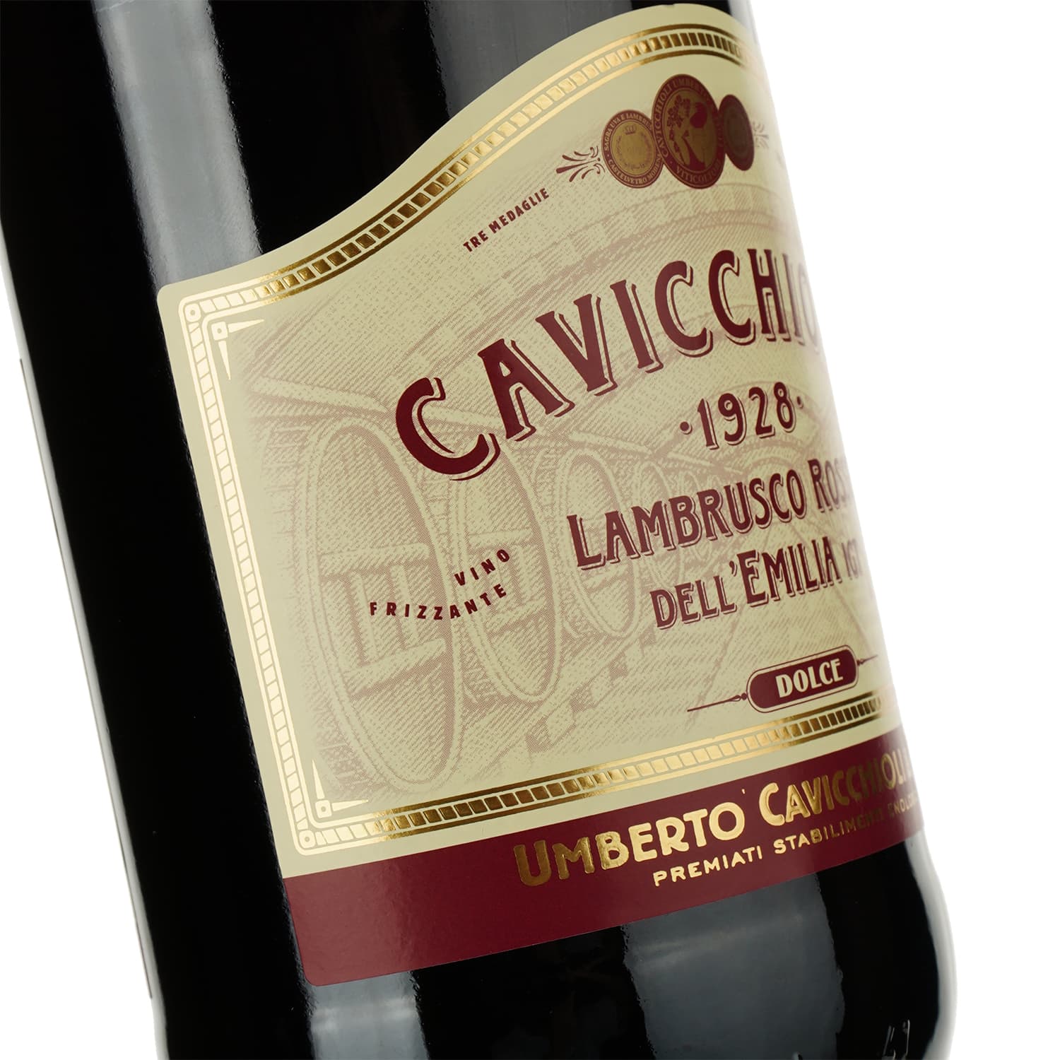Вино ігристе Giv Cavicchioli Lambrusco Emilia Rosso Dolce, 7,5%, 0,75 л (8000009948202) - зображення 3