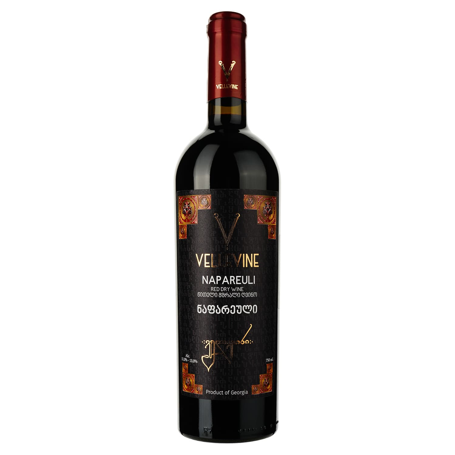 Вино Vellevine Napareuli червоне сухе 0.75 л - зображення 1