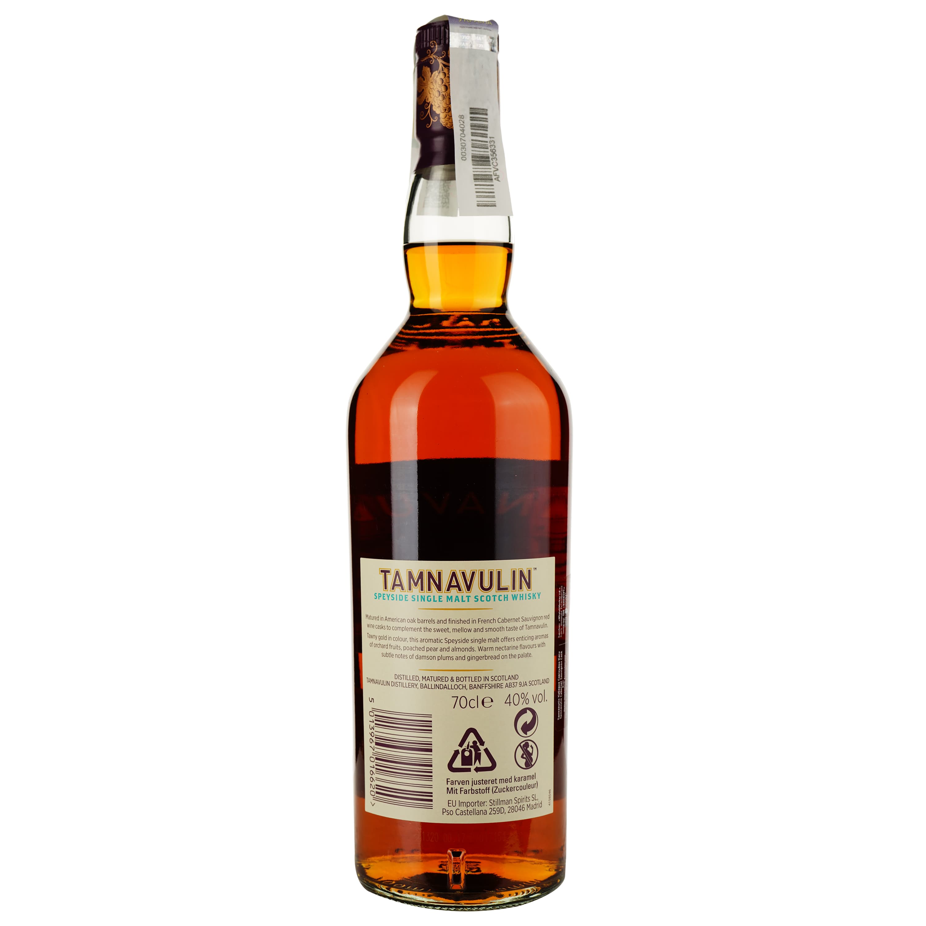 Віскі Tamnavulin Cabernet Sauvignon Cask Single Malt Scotch Whisky 40% 0.7 л - зображення 2