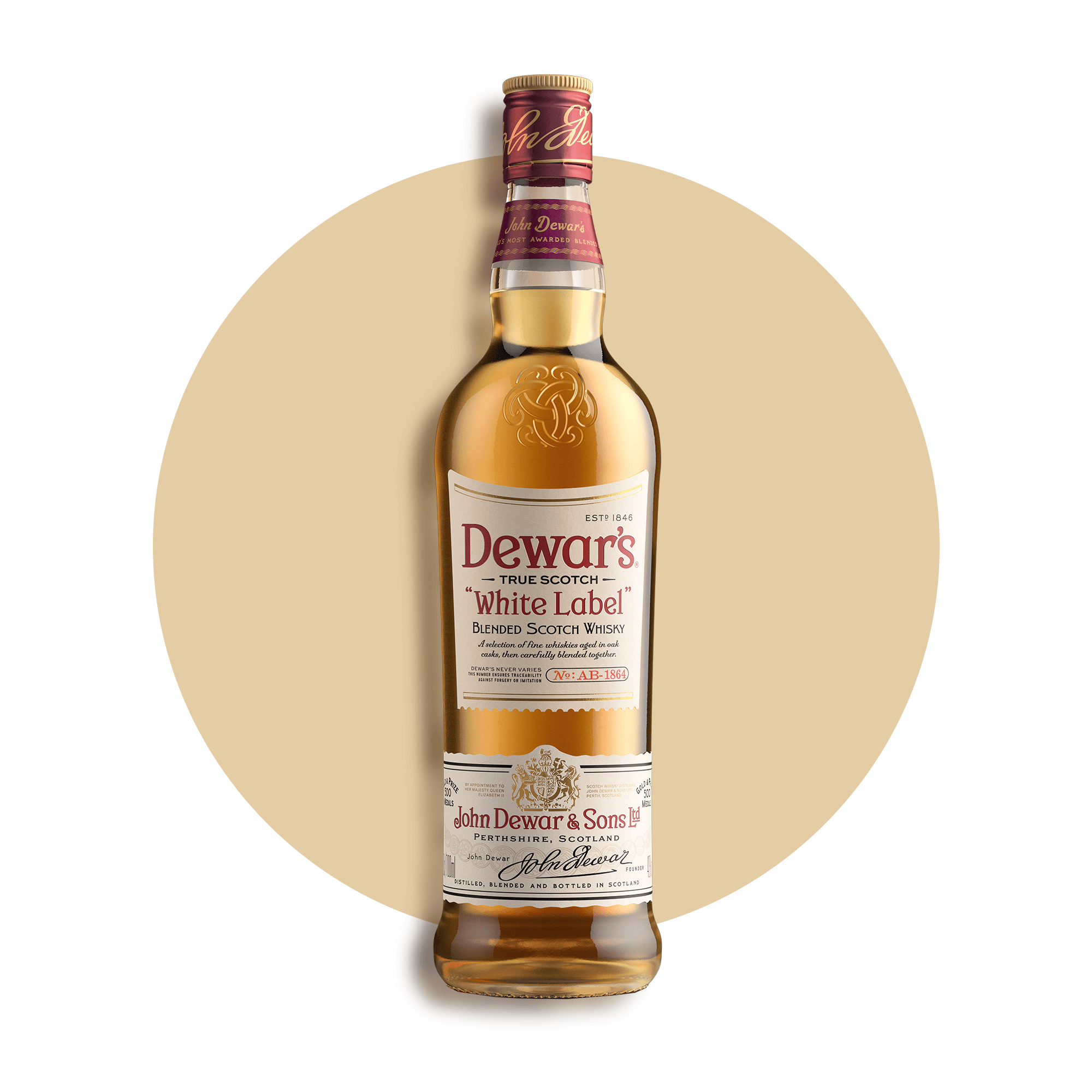 Віскі Dewar's White Label Blended Scotch Whisky 40% 1 л - зображення 1
