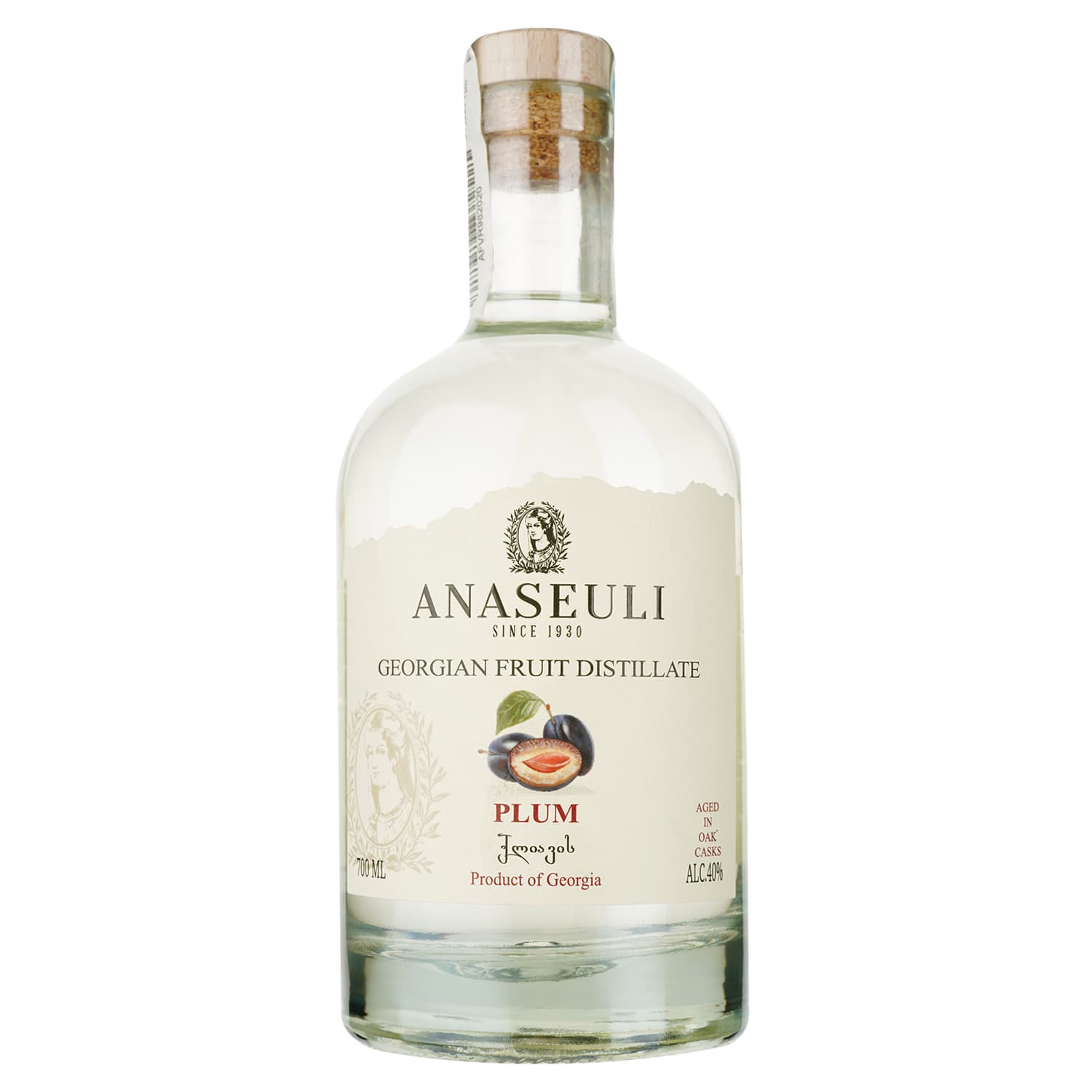 Горілка Anaseuli Plum сливова 40% 0.7 л - зображення 1