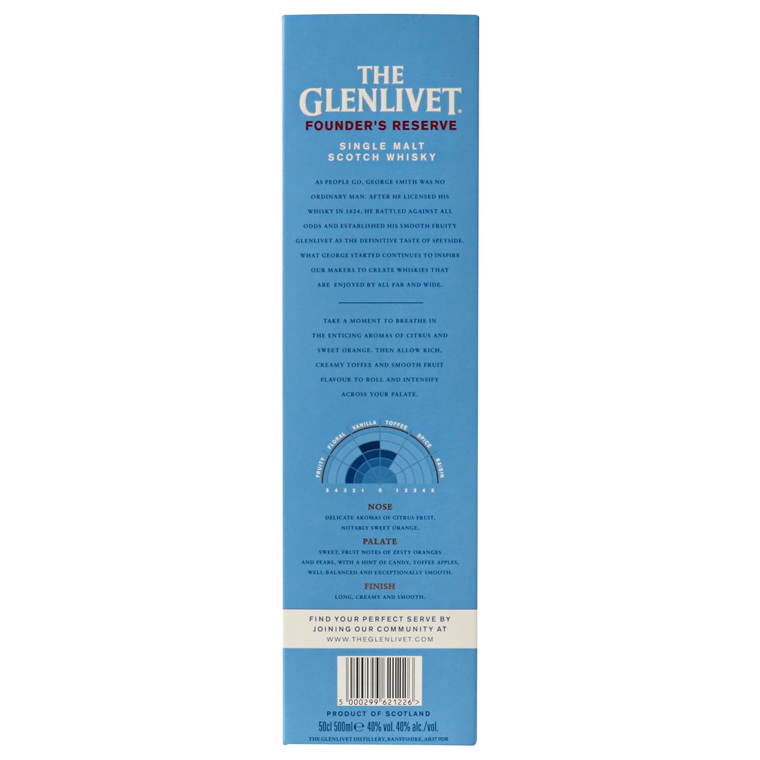 Віскі The Glenlivet Founder's Reserve, 40%, 0,5 л в подарунковій упаковці - зображення 4