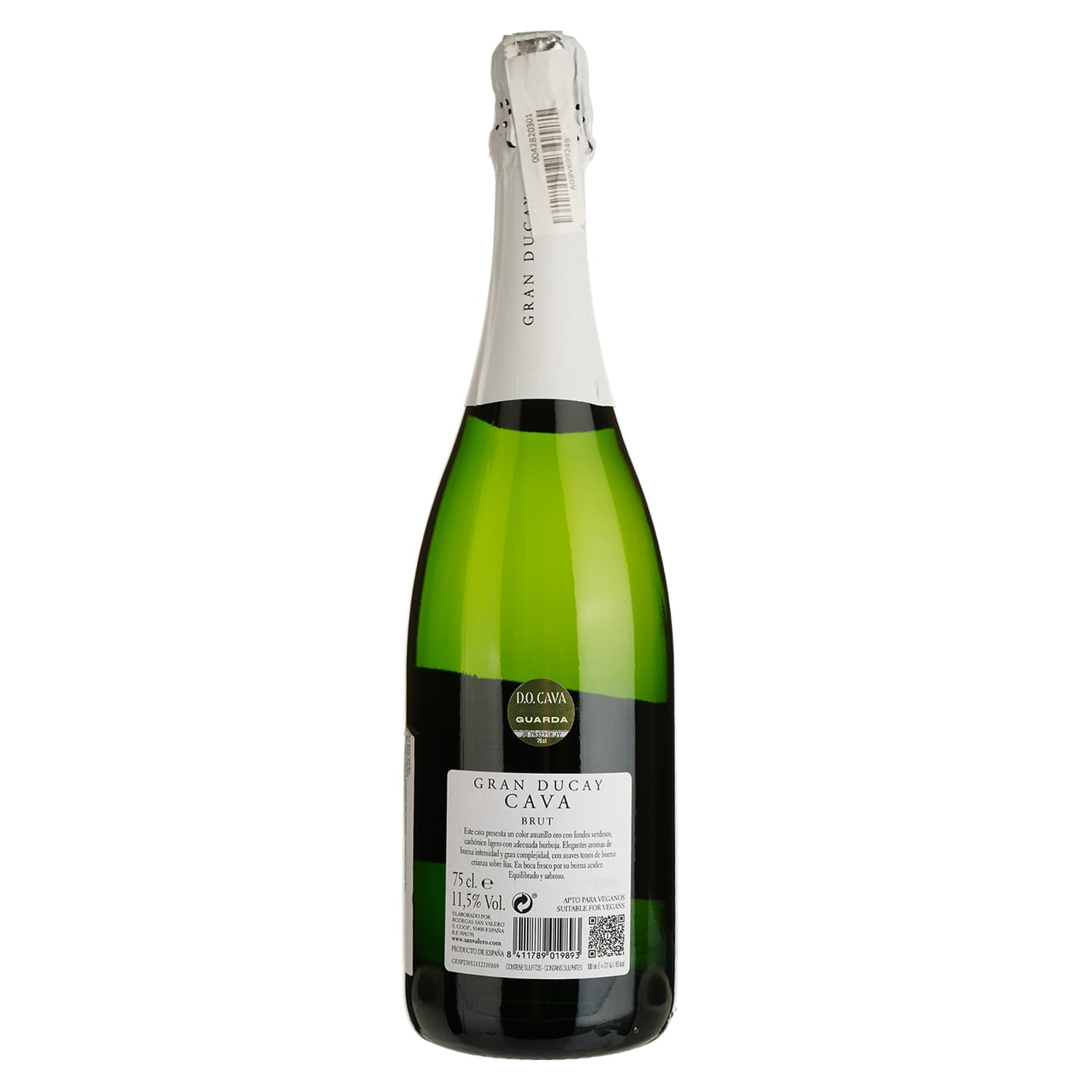 Вино ігристе Gran Ducay Cava Brut біле брют 0.75 л - зображення 3