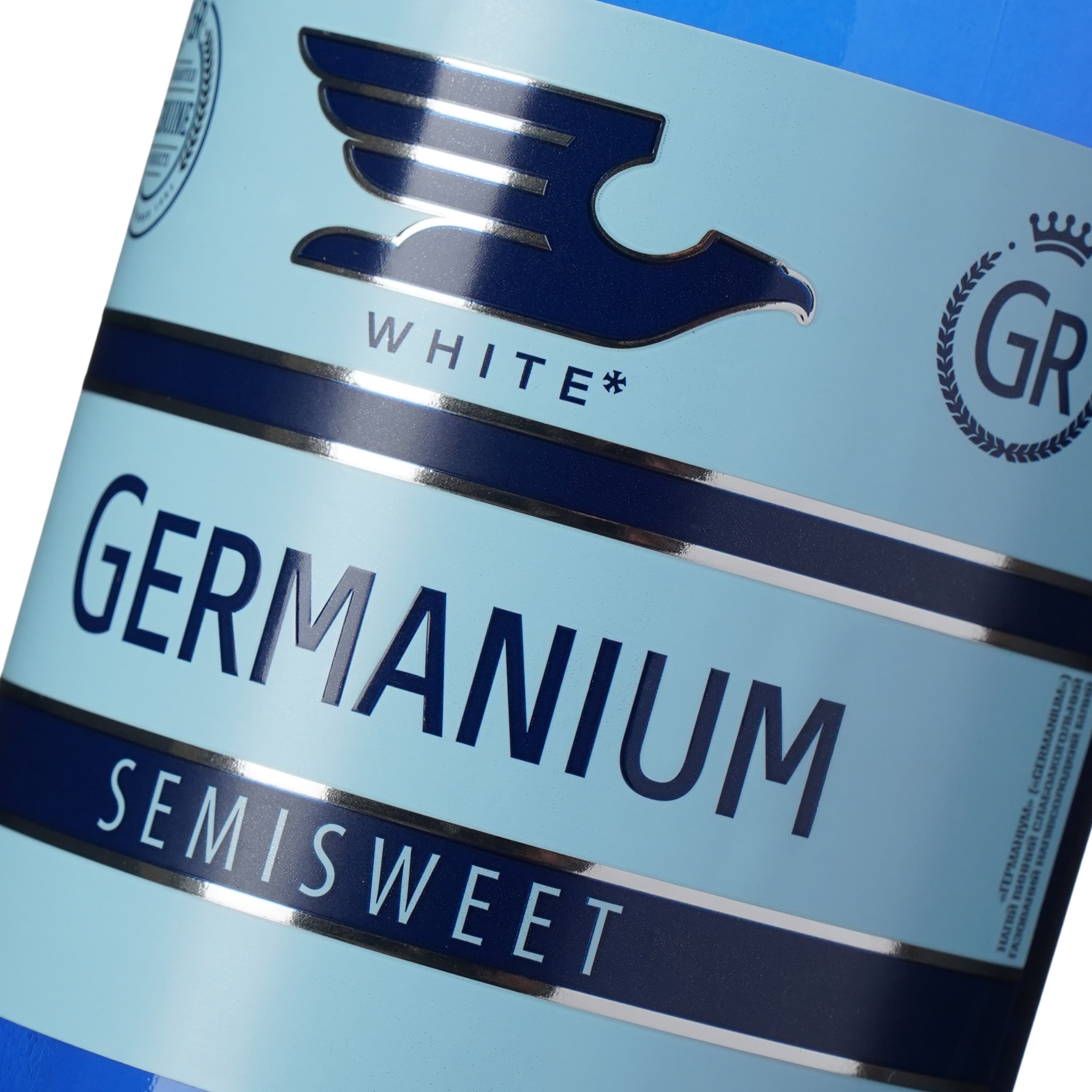Напій винний Germanium білий напівсолодкий слабоалкогольний газований 6-6.9% 0.75 л - зображення 6