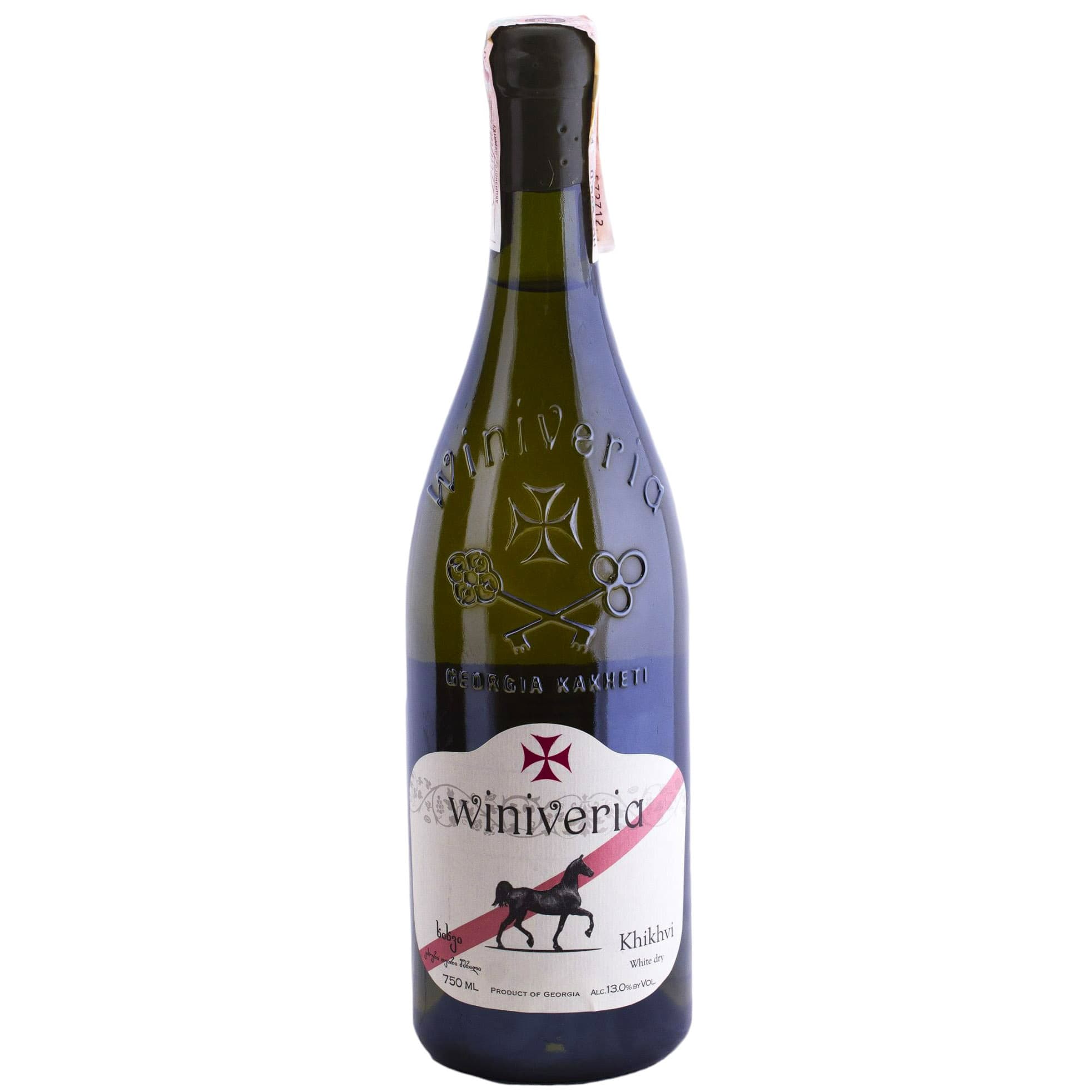 Вино Winiveria Khikhvi біле сухе 0.75 л