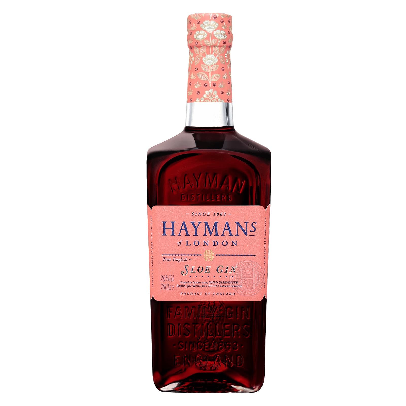 Джин Hayman's Sloe Gin, 26%, 0,7 л - зображення 1