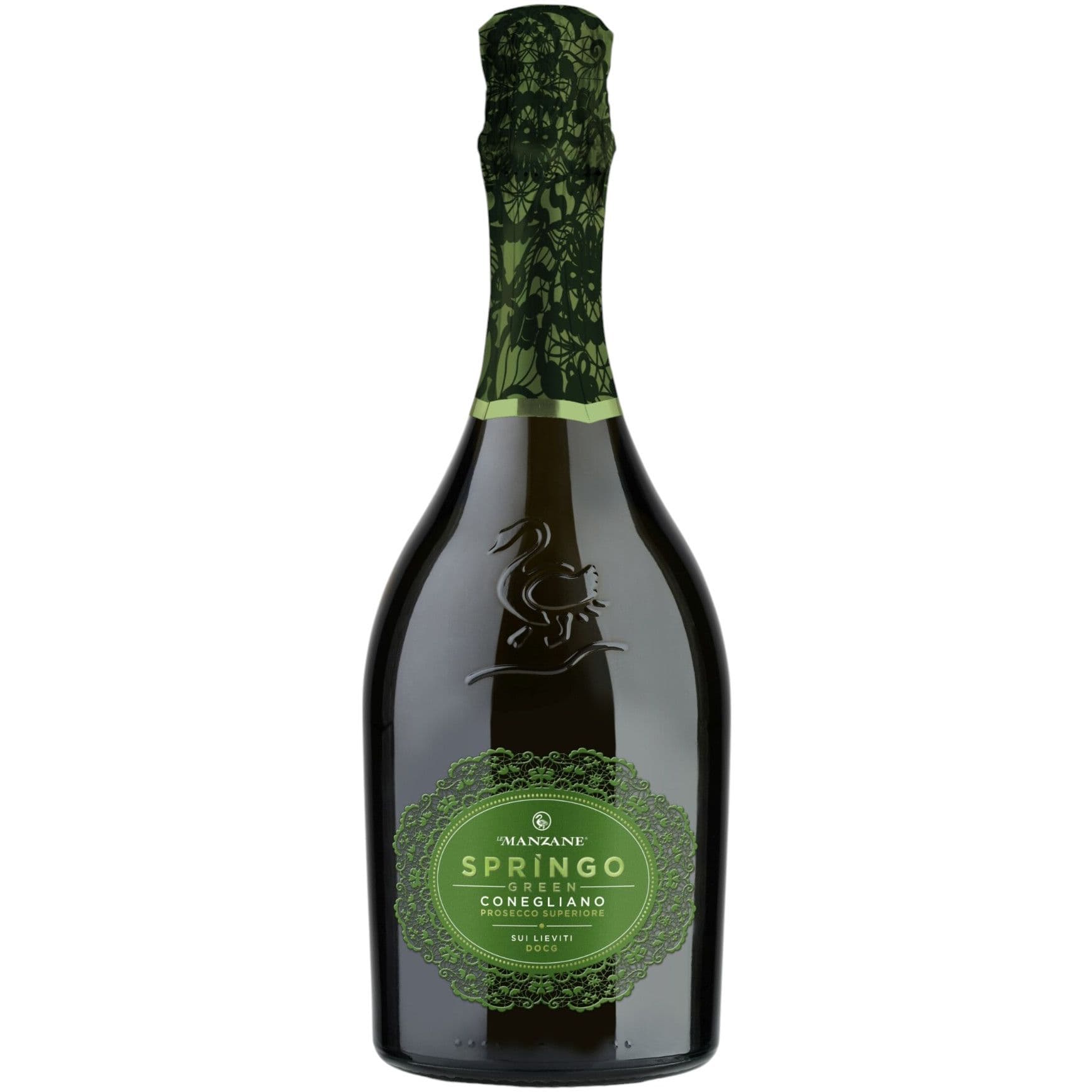 Вино ігристе Le Manzane Conegliano Prosecco Superiore DOCG Springo Green Sui Lieviti Millesimato біле брют 0.75 л - зображення 1
