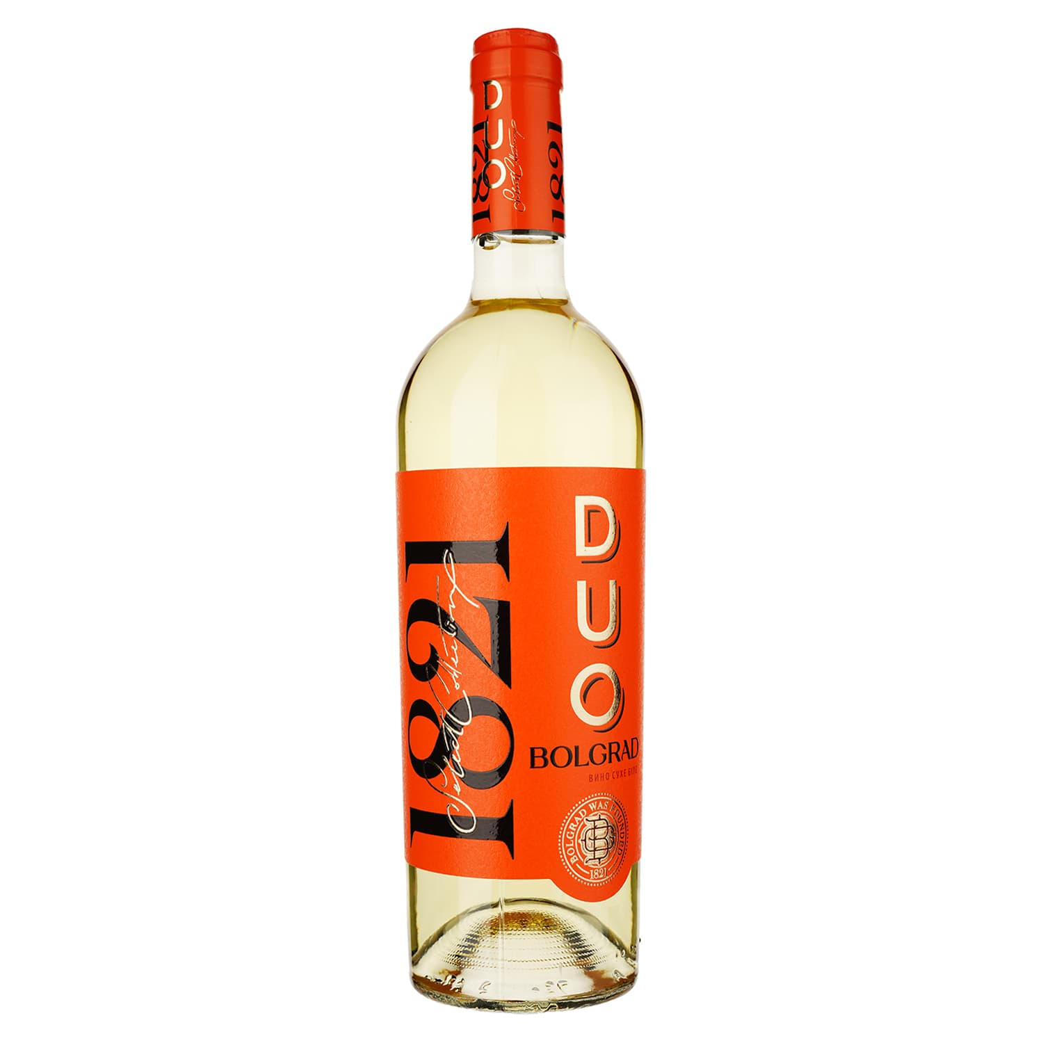 Вино Bolgrad Duo Select, біле, сухе, 12,5-13,5%, 0,75 л (842502) - зображення 1