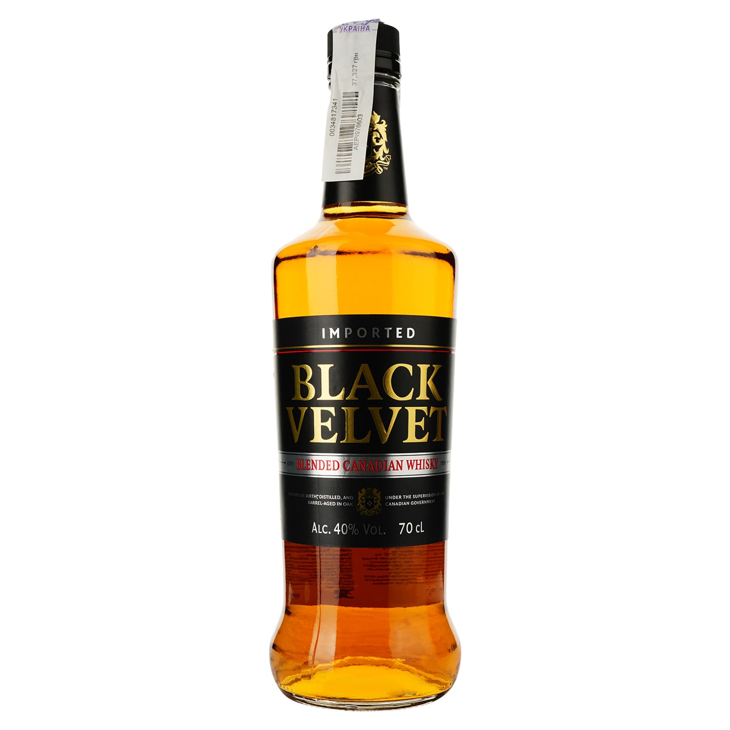 Віскі Black Velvet Blended Canadian Whisky 40% 0.7 л у подарунковій упаковці - зображення 2
