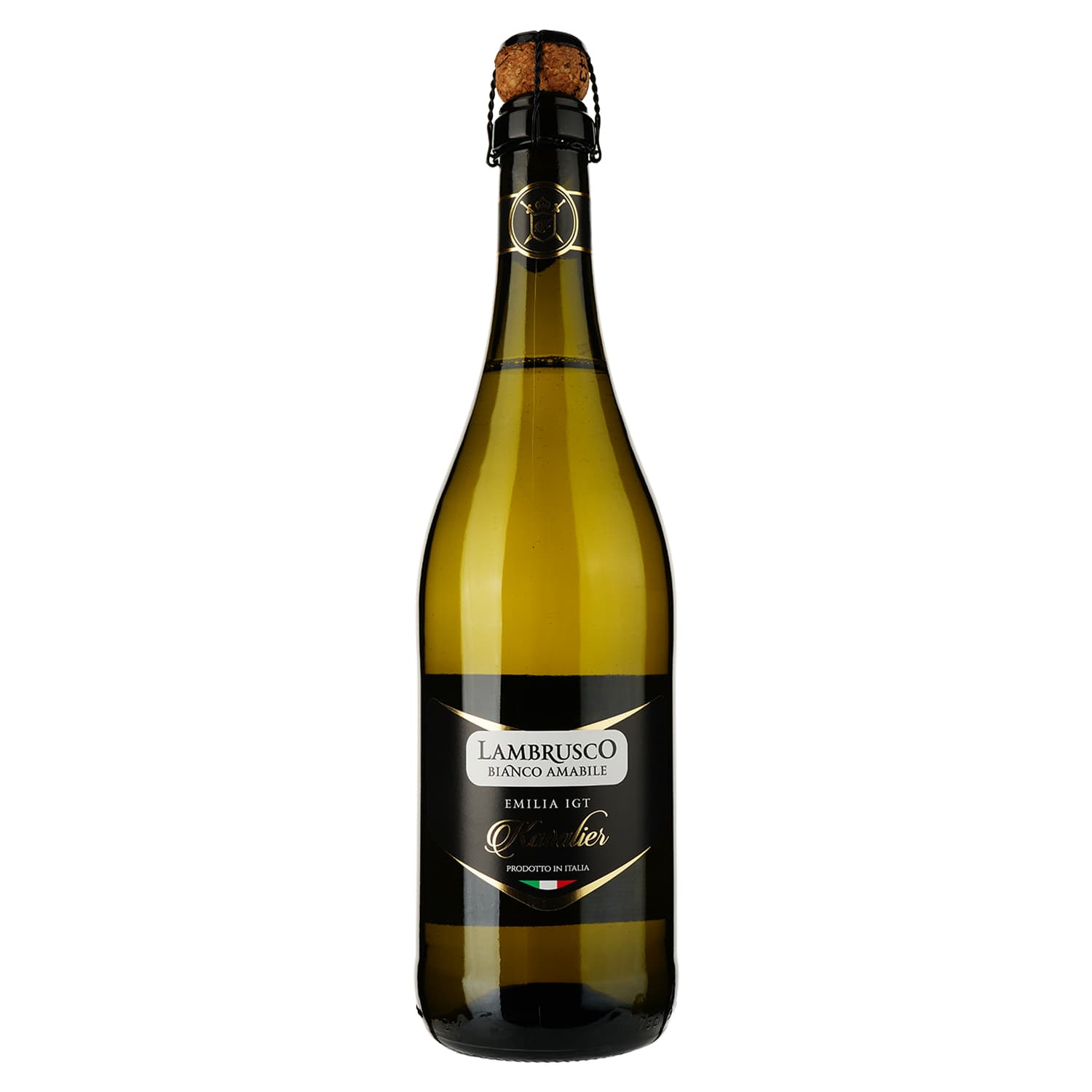 Упаковка ігристого вина Kavalier Lambrusco Emilia IGT Vino Frizzante Bianco Amabile біле напівсолодке 4.5 л (0.75 х 6 шт.) - зображення 2