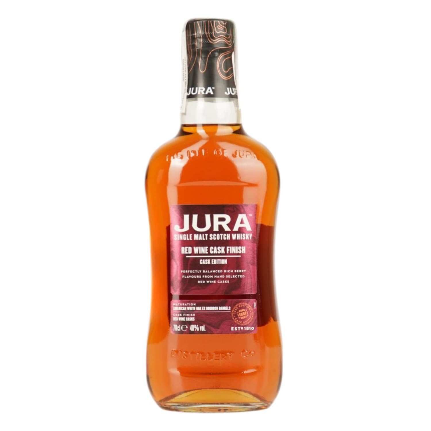 Віскі Jura Red Wine Single Malt Scotch Whisky, 40%, 0,7 л (54773) - зображення 4