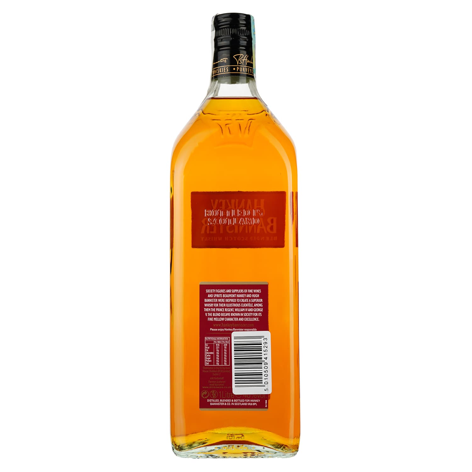 Віскі Hankey Bannister Original Blended Scotch Whisky 40% 1 л - зображення 2