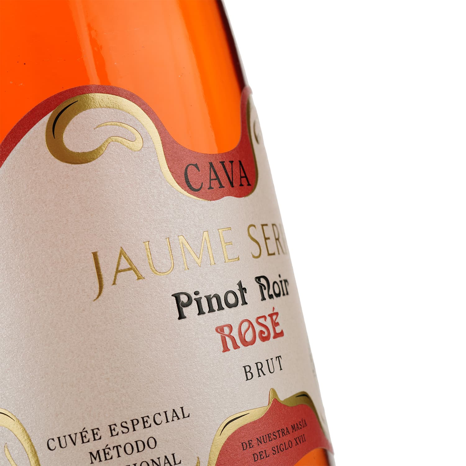 Вино ігристе Jaume Serra Cava Pinot Noir Rose Brut, рожеве, брют, 0,75 л - зображення 3