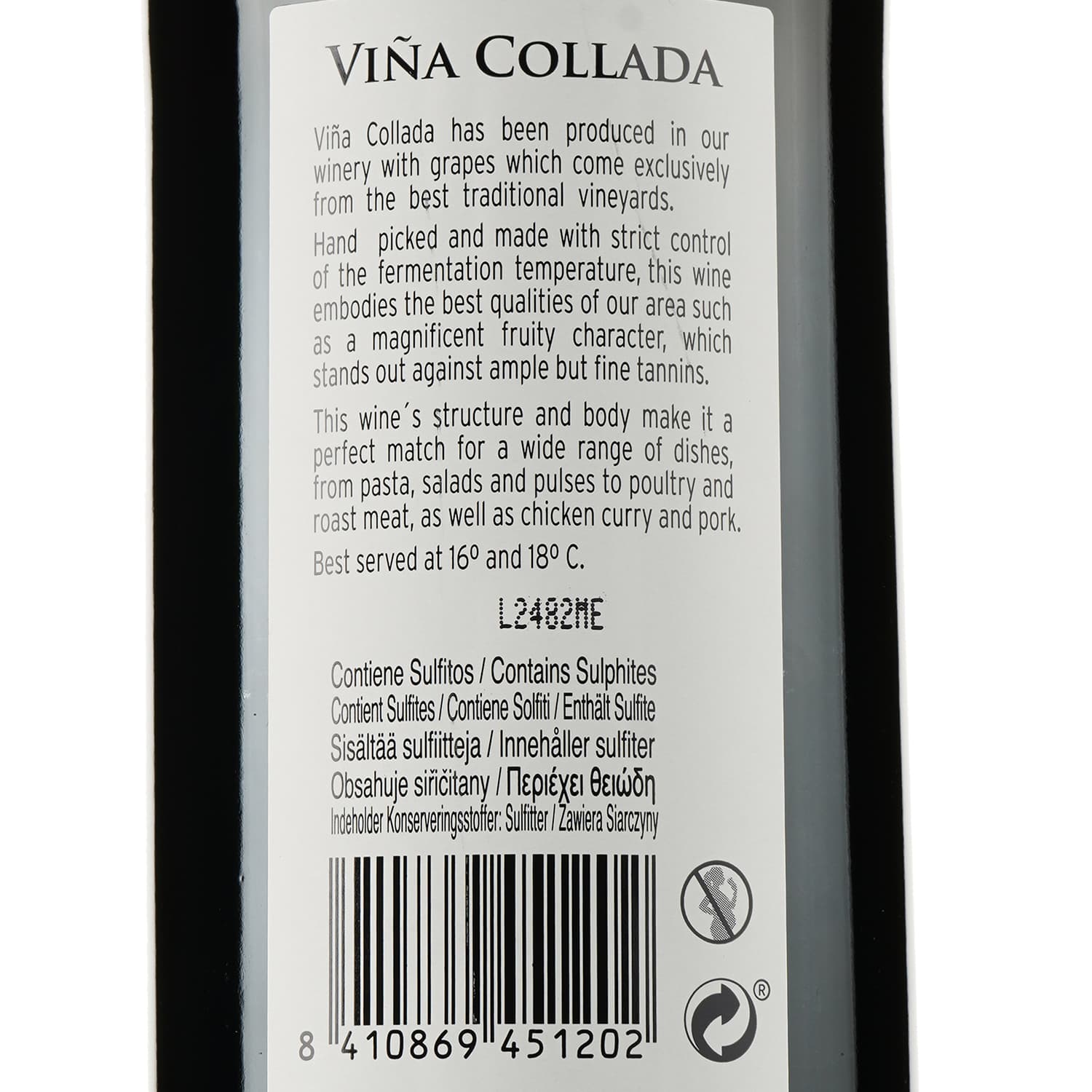 Вино Marques de Riscal Vina Collada, червоне, сухе, 14%, 0,75 л (7700) - зображення 3