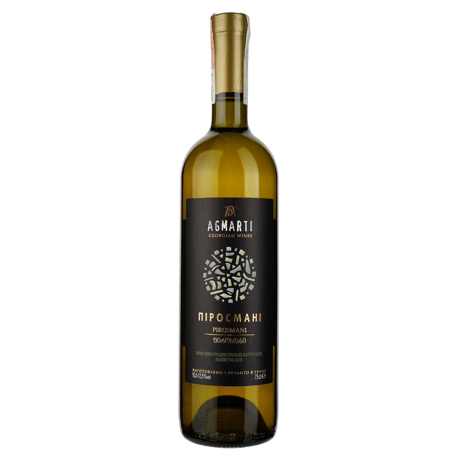 Вино Agmarti Піросмані, біле, напівсухе, 10,5-12,5%, 0,75 л (35150) - зображення 1