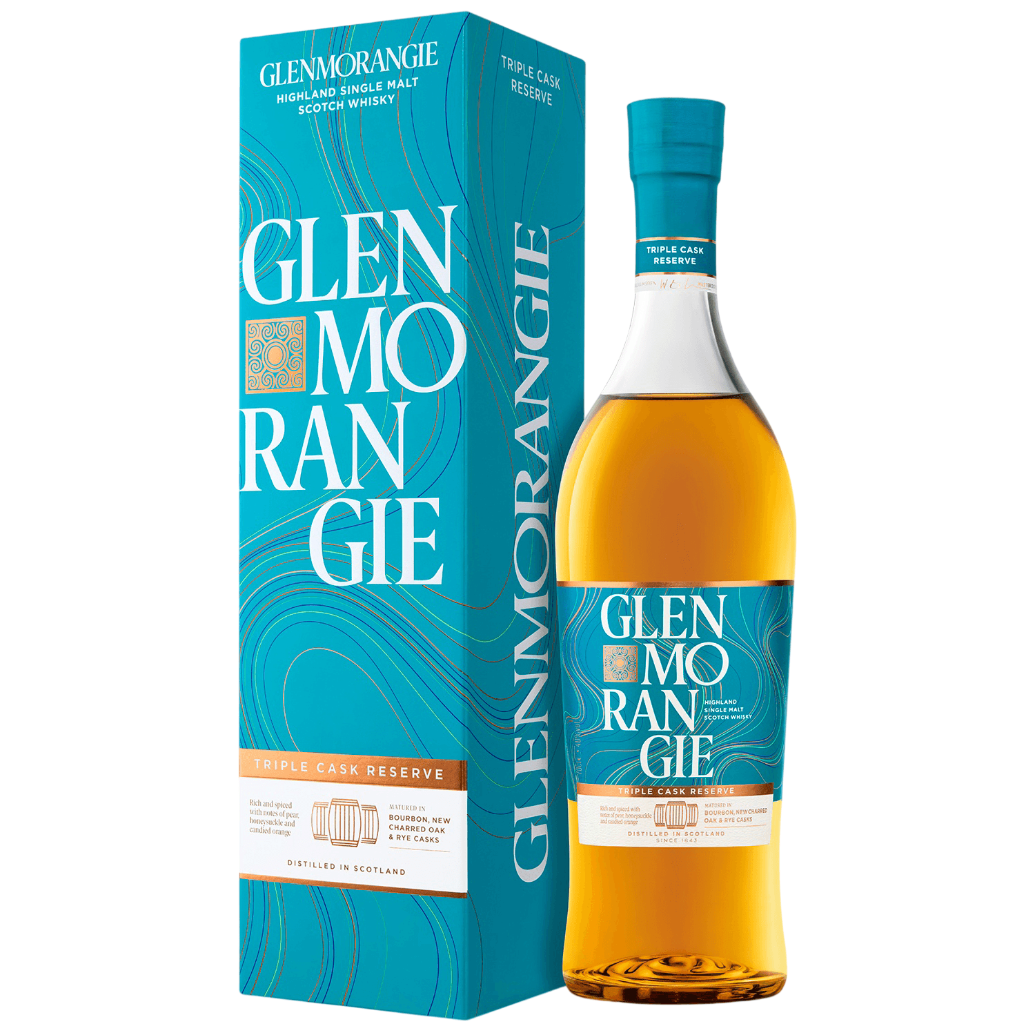 Віскі Glenmorangie Triple Cask Reserve 40% 0.7л в подарунковій упаковці - зображення 1