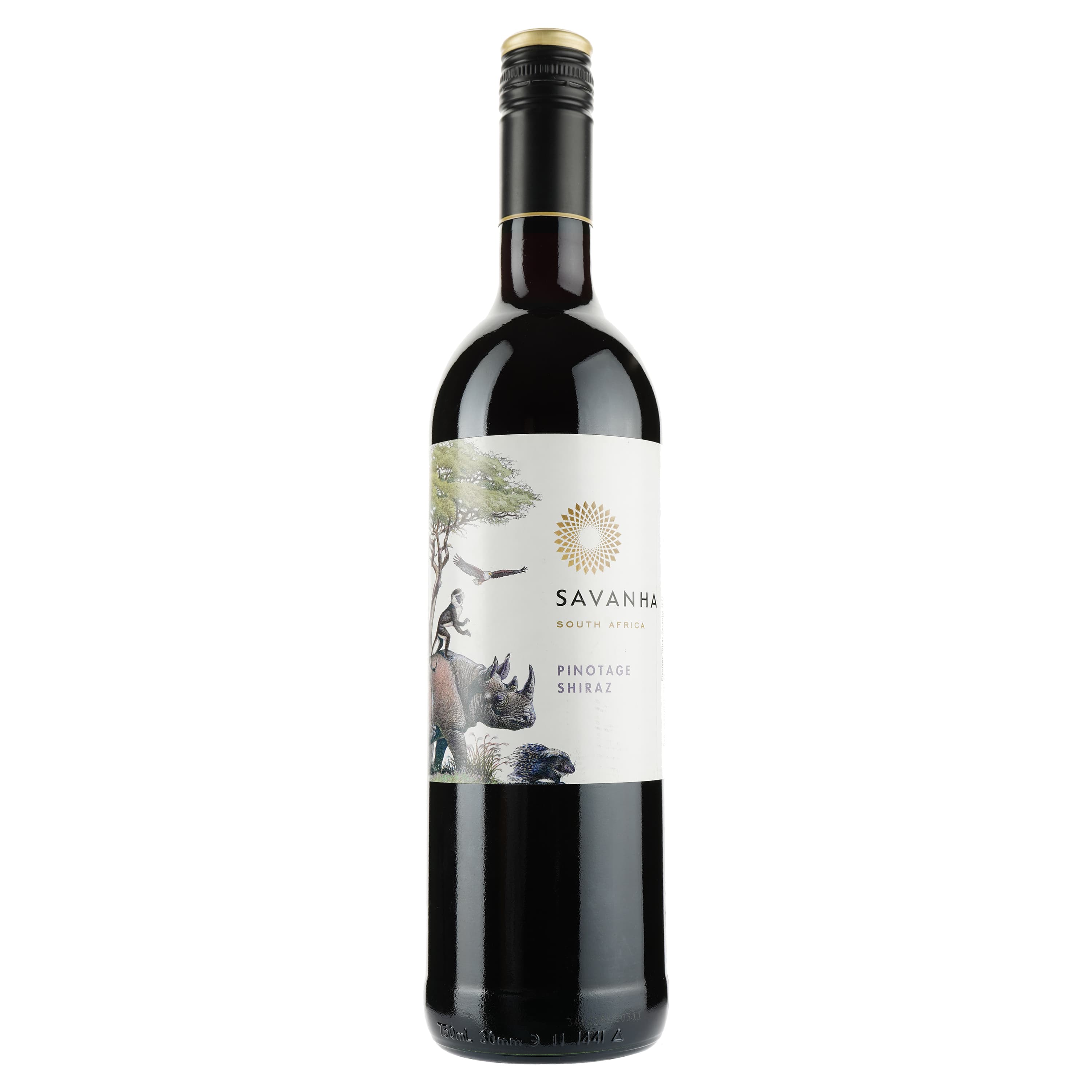 Вино Spier Wines Savanha Pinotage Shiraz, червоне, сухе, 14%, 0,75 л (3818) - зображення 1