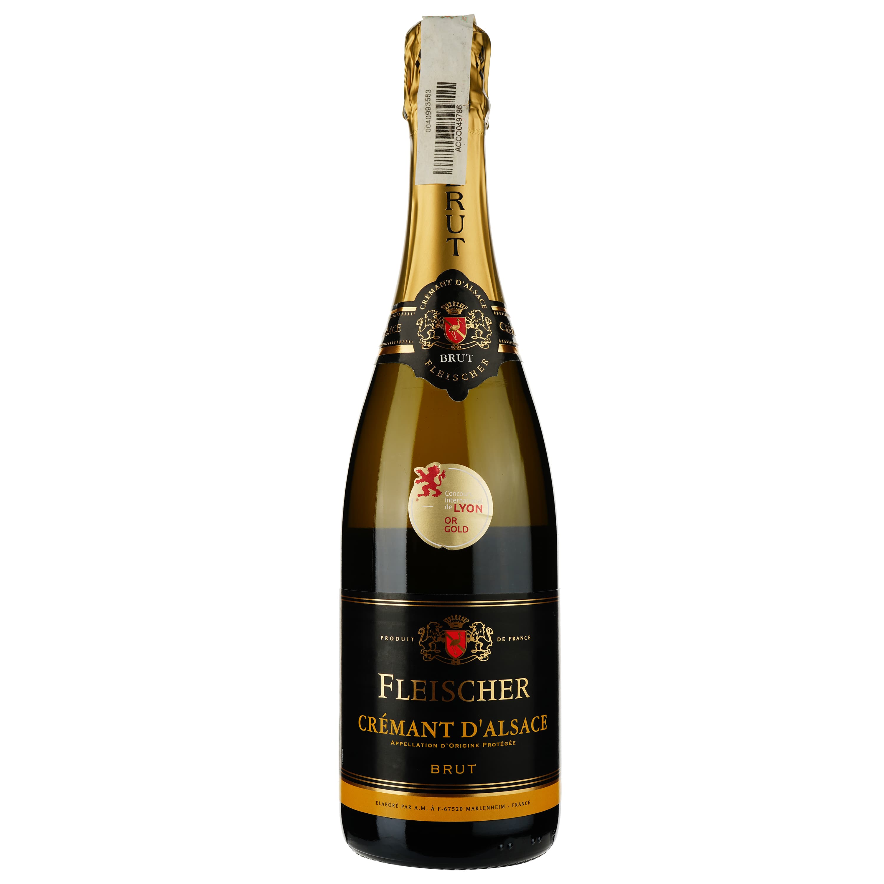 Ігристе вино Fleischer Cremant d'Alsace Brut біле брют 0.75 л - зображення 1