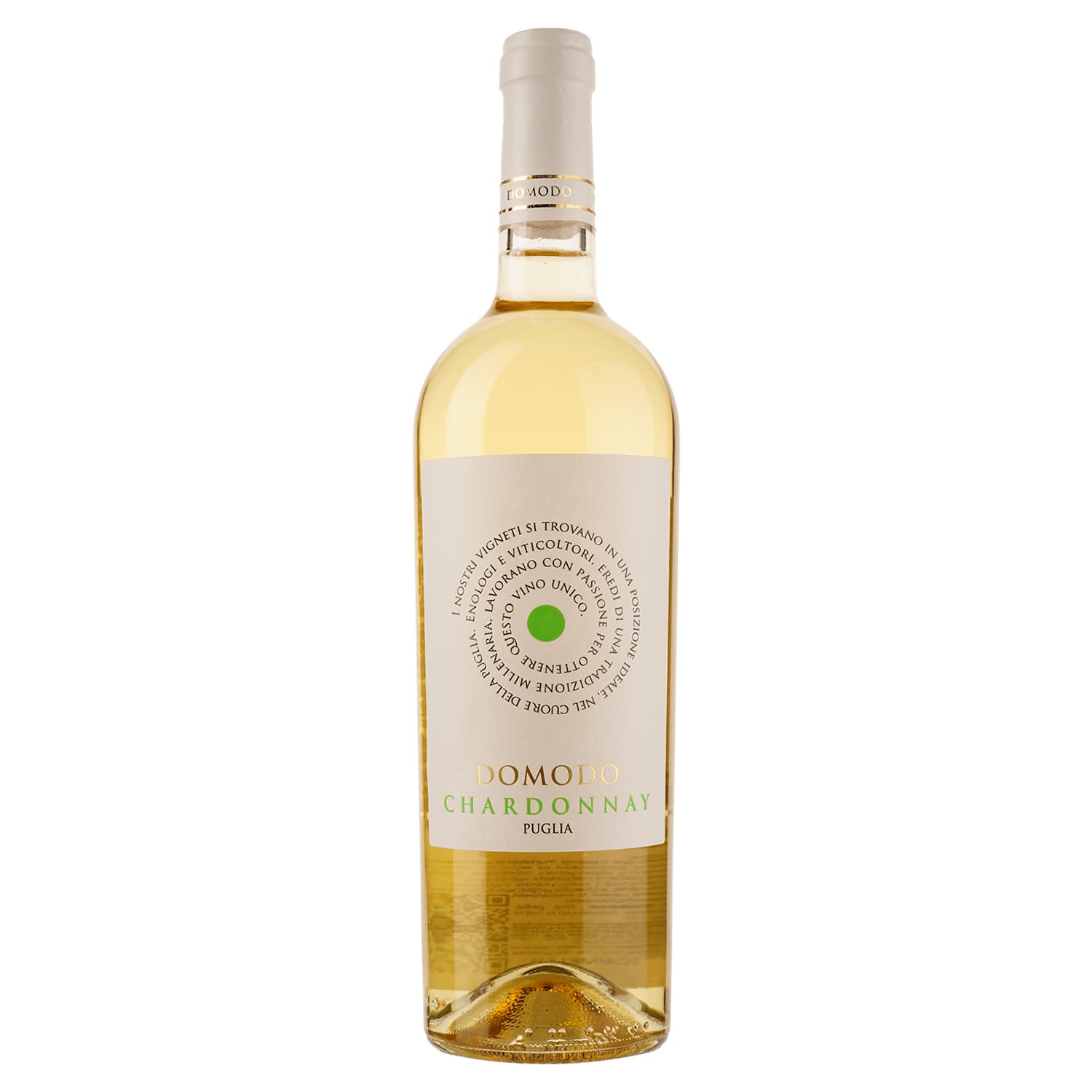 Вино Domodo Chardonnay Puglia IGP Puglia, біле, сухе, 0,75 л - зображення 1