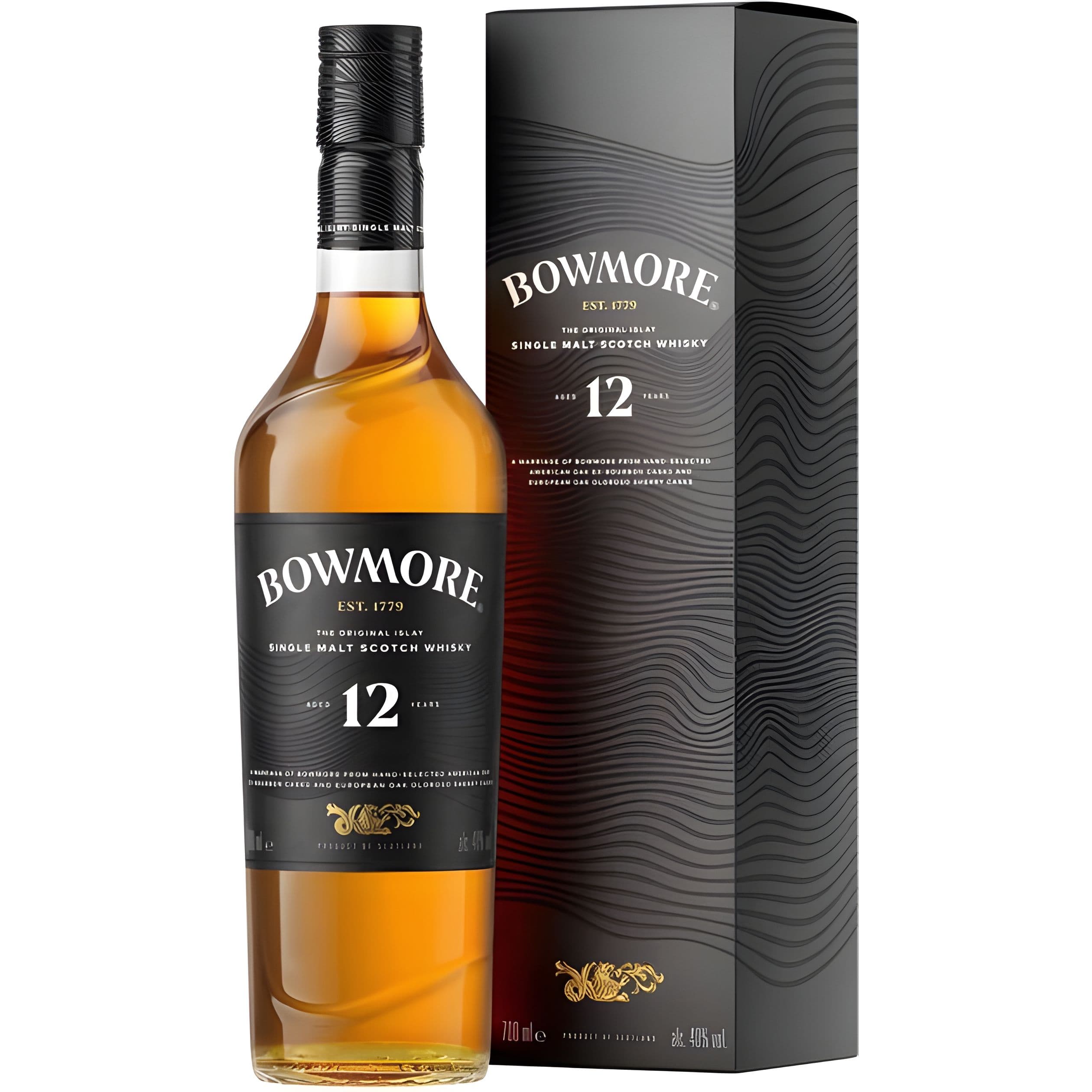 Віскі Bowmore 12 yo Single Malt Scotch Whisky 40% 0.7 л - зображення 1