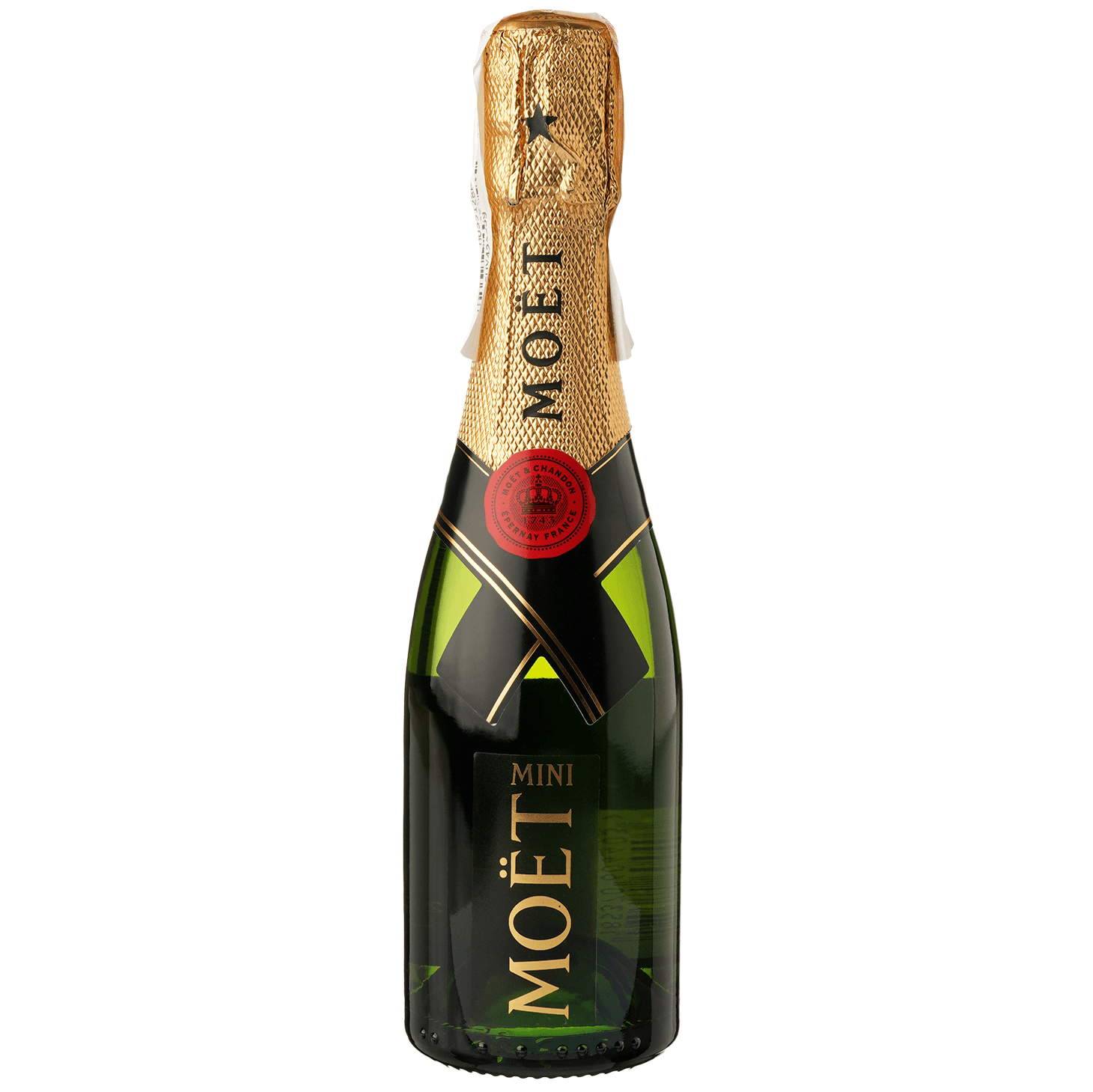 Шампанське Moet&Chandon Brut Imperial, біле, брют, AOP, 12%, 0,2 л (81156) - зображення 1