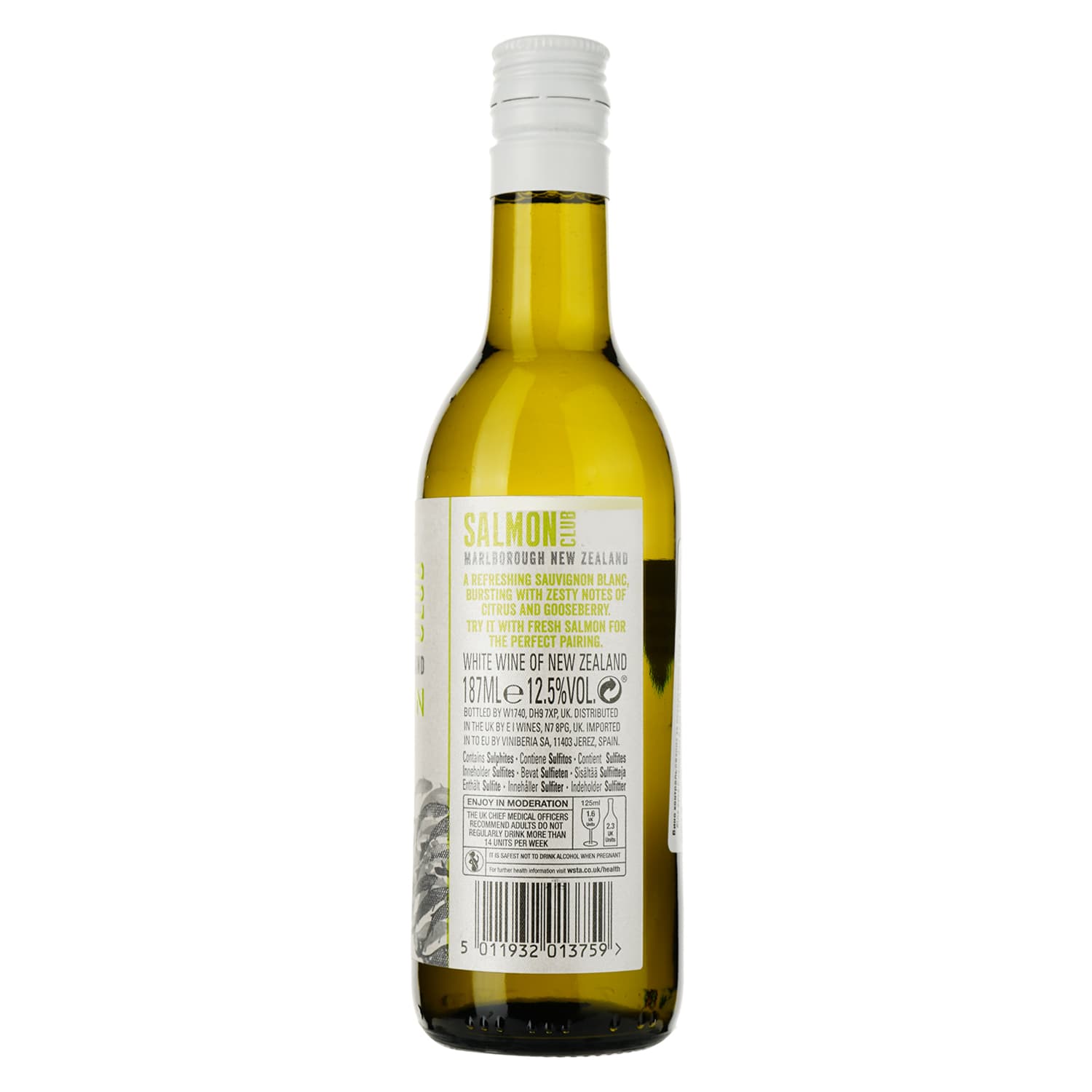 Вино Salmon Club Sauvignon Blanc біле сухе 0.187 л - зображення 2
