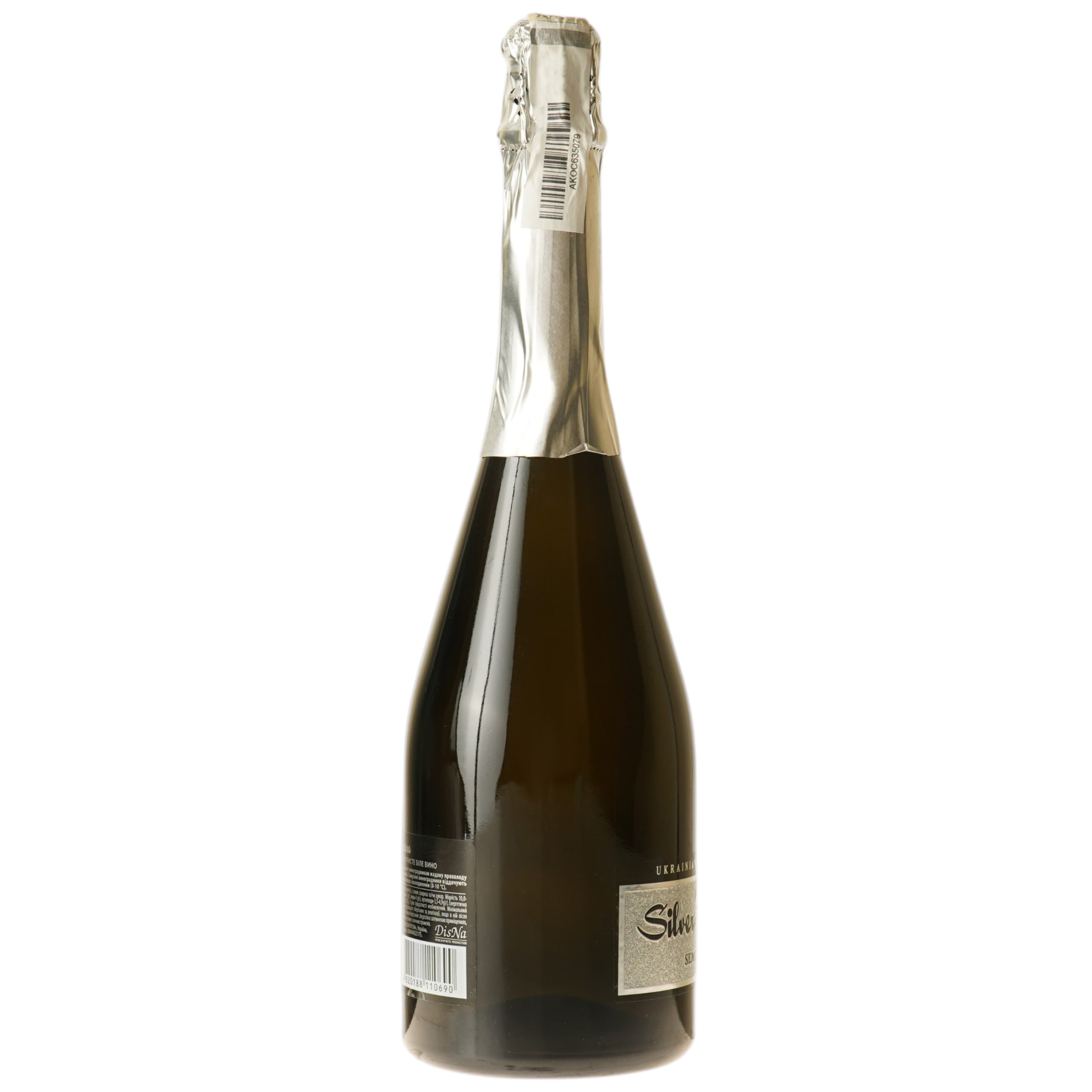 Вино ігристе SilverBreeze, біле, напівсухе, 10-13,5%, 0,75 л (478729) - зображення 3