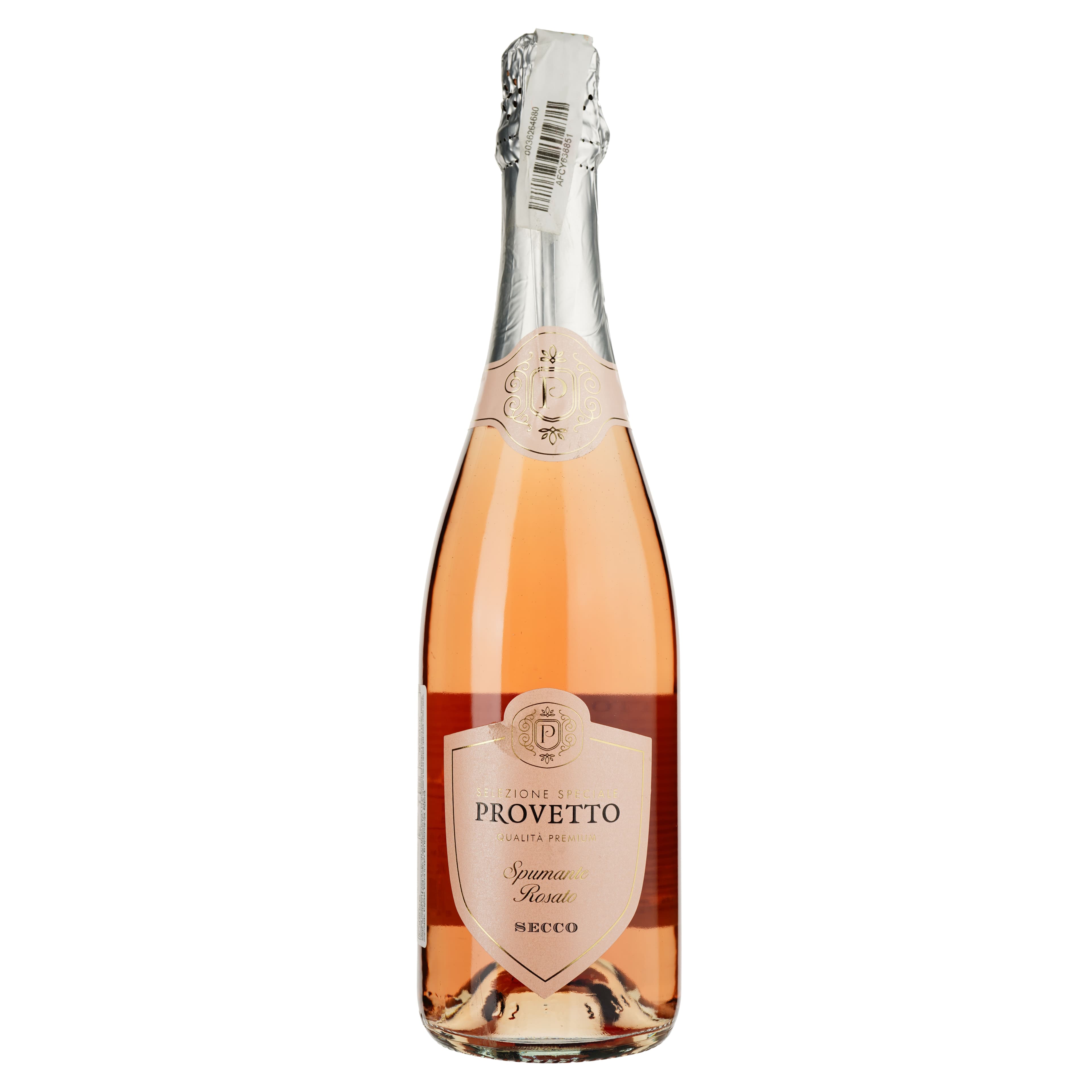 Вино ігристе Felix Solis Provetto Rosato Secco, рожеве, сухе, 10,5%, 0,75 л (8000016594796) - зображення 1