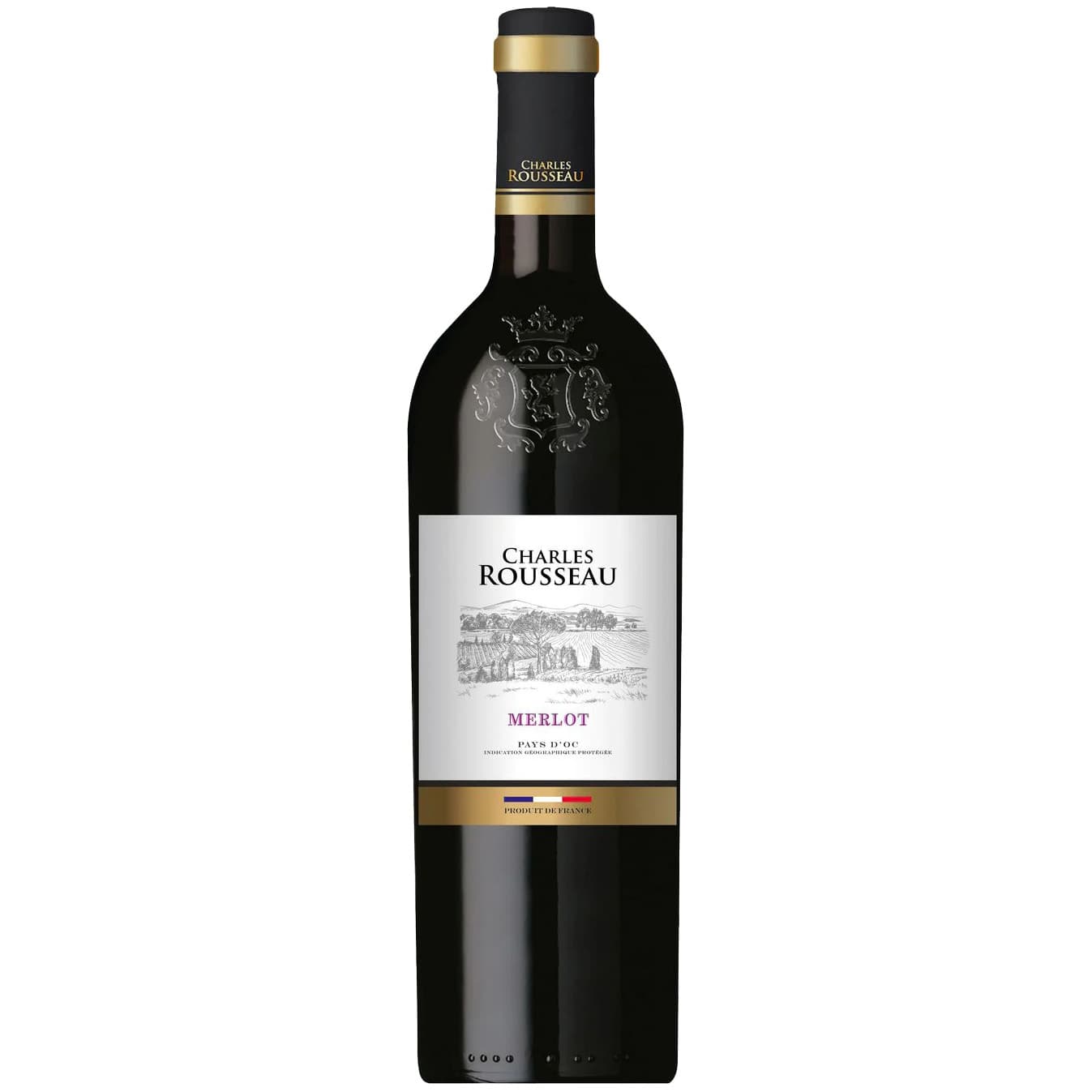 Вино Chateau Rousseau Merlot червоне сухе 14% 0.75 л