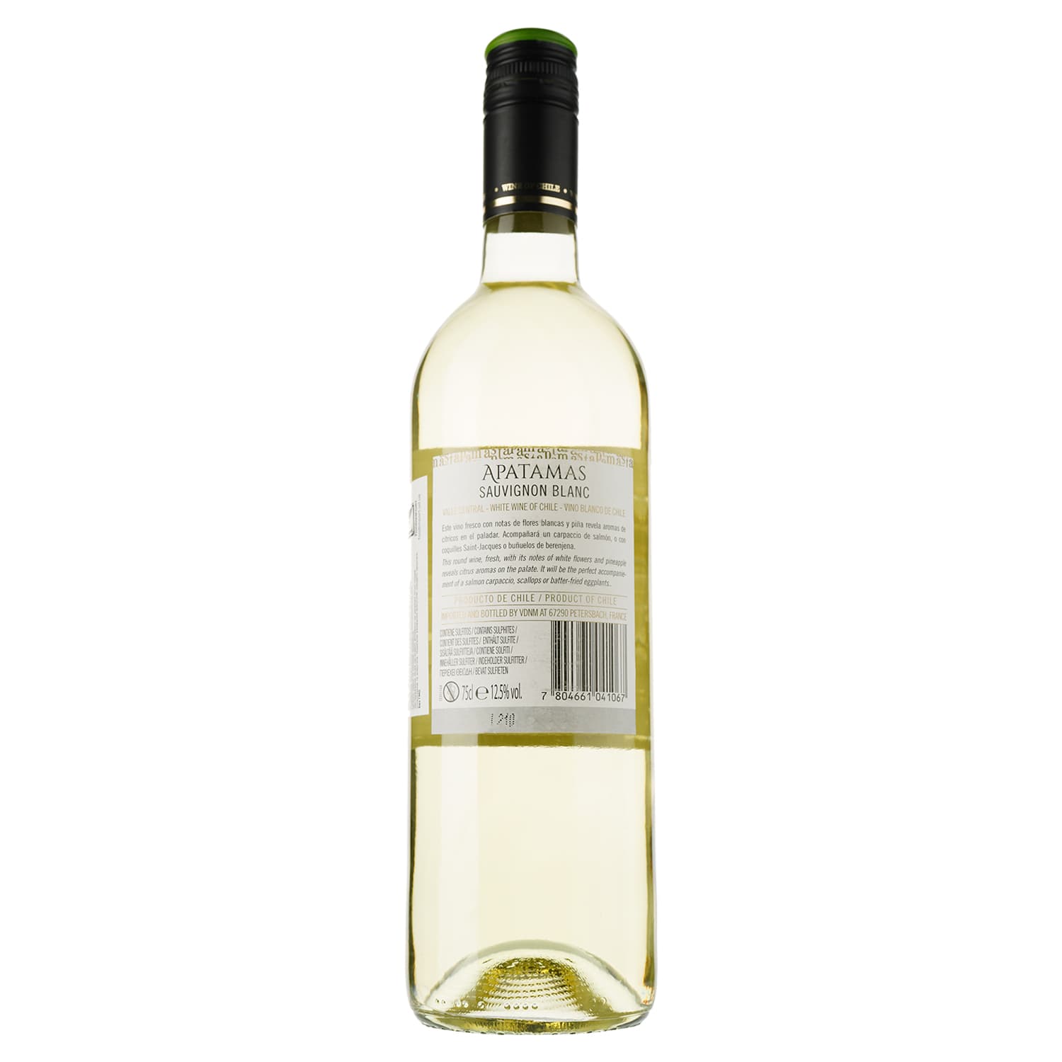Вино Apatamas Sauvignon Blanc, біле, сухе, 0,75 л - зображення 2