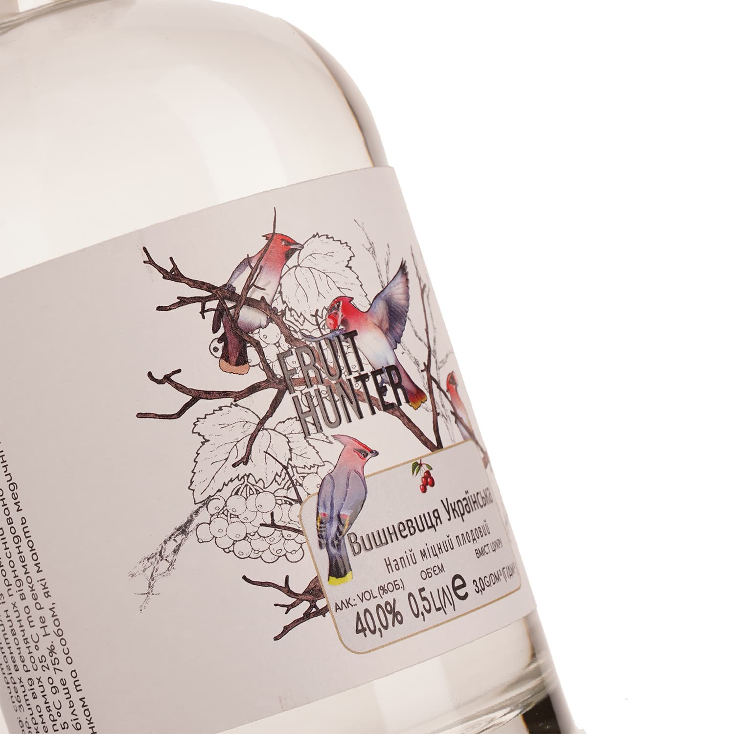 Напій міцний плодовий Fruit Hunter Вишневиця Українська 40% 0.5 л - зображення 4