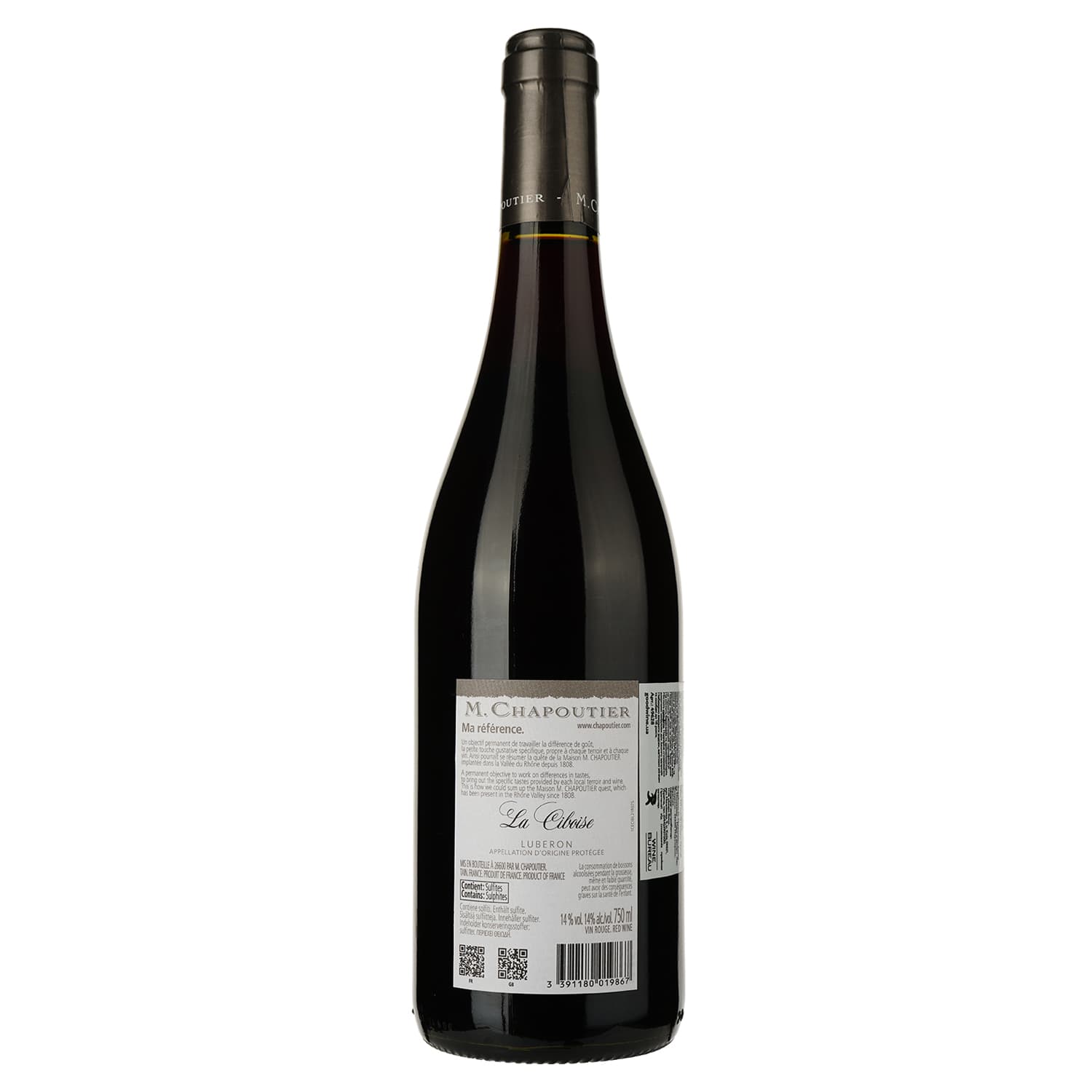 Вино M.Chapoutier Luberon La Ciboise Rouge, червоне, сухе, 13,5% 0,75 л (49628) - зображення 2