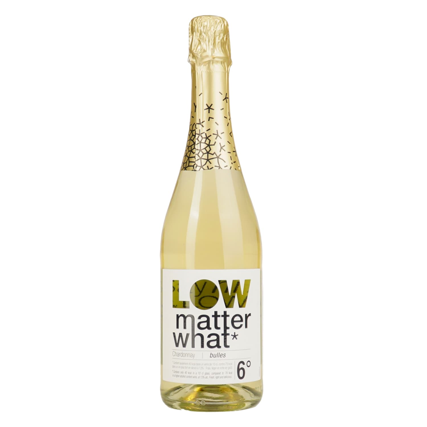 Вино ігристе Cordier Low Matter What Chardonnay біле напівсухе 0.75 л - зображення 1