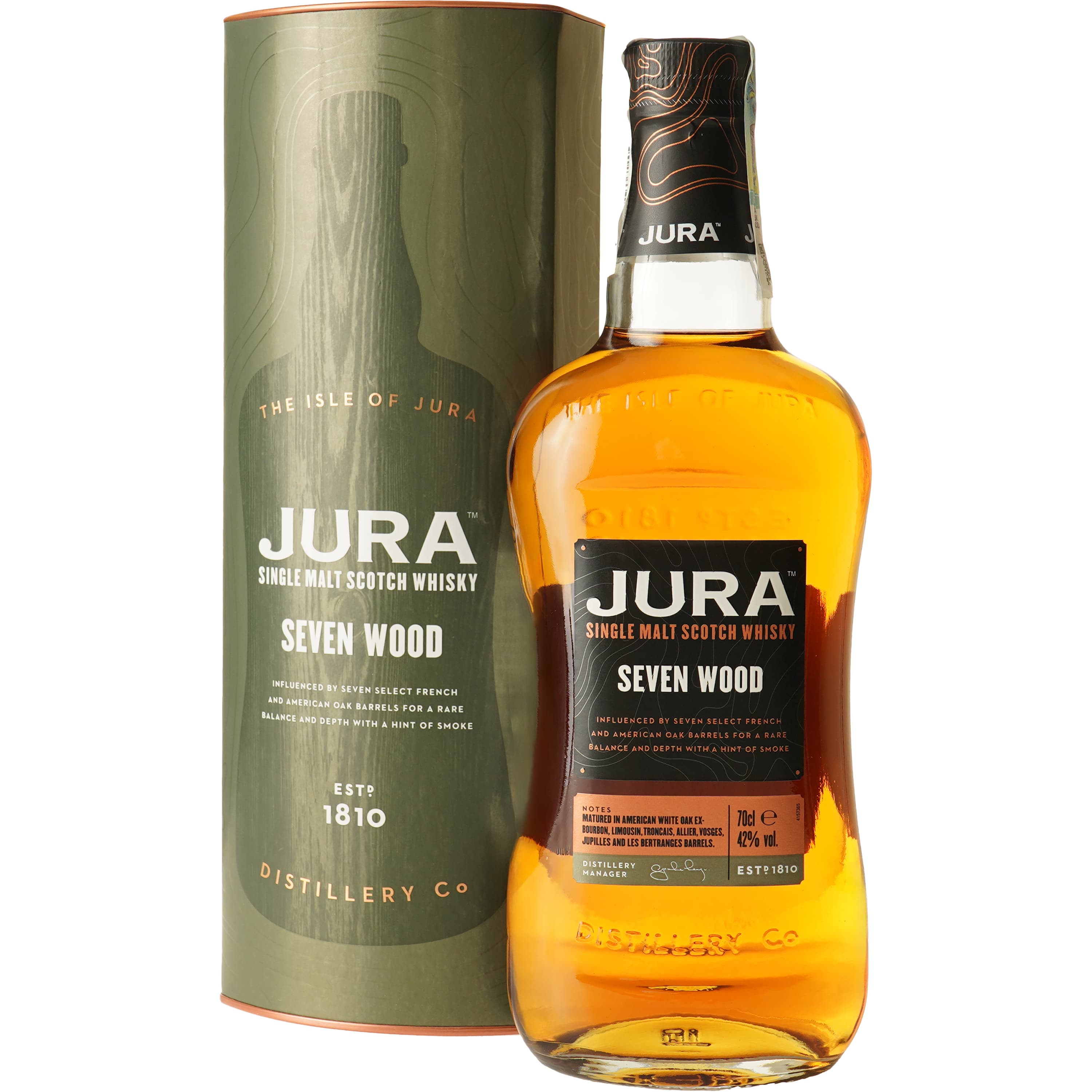 Віскі Jura Seven Wood Single Malt Scotch Whisky, 42%, 0,7 л (42746) - зображення 2