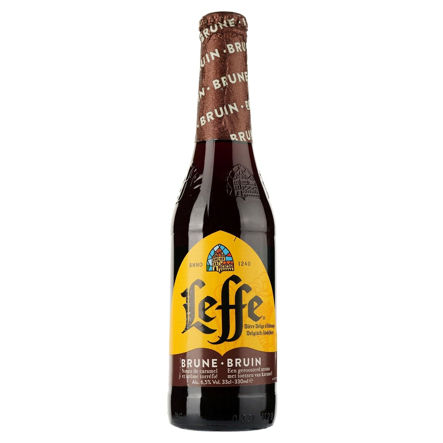 Пиво Leffe Brune темне фільтроване 6.5% 0.33 л (31566) - зображення 1