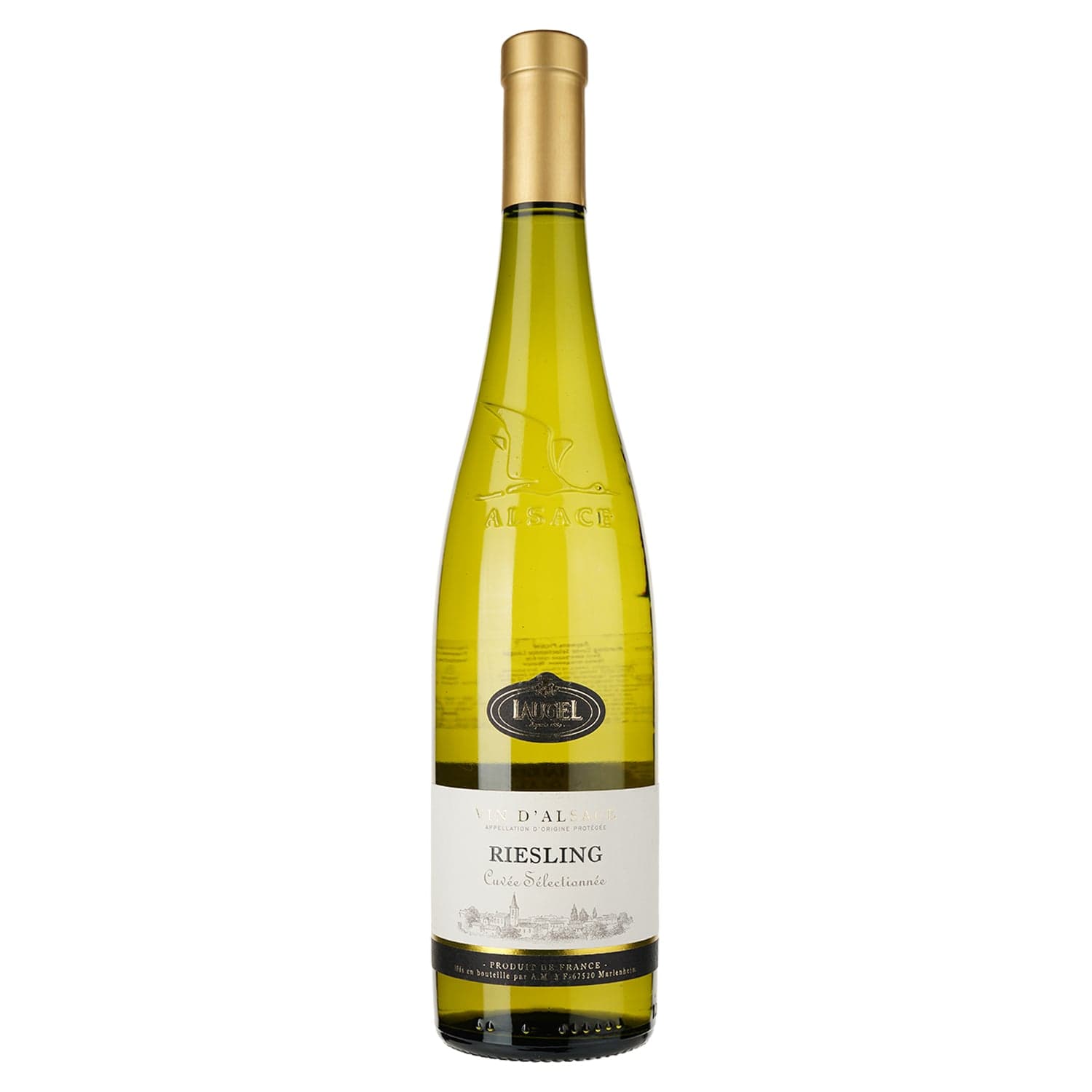 Вино Laugel Riesling, біле, сухе, 12,5%, 0,75 л - зображення 1