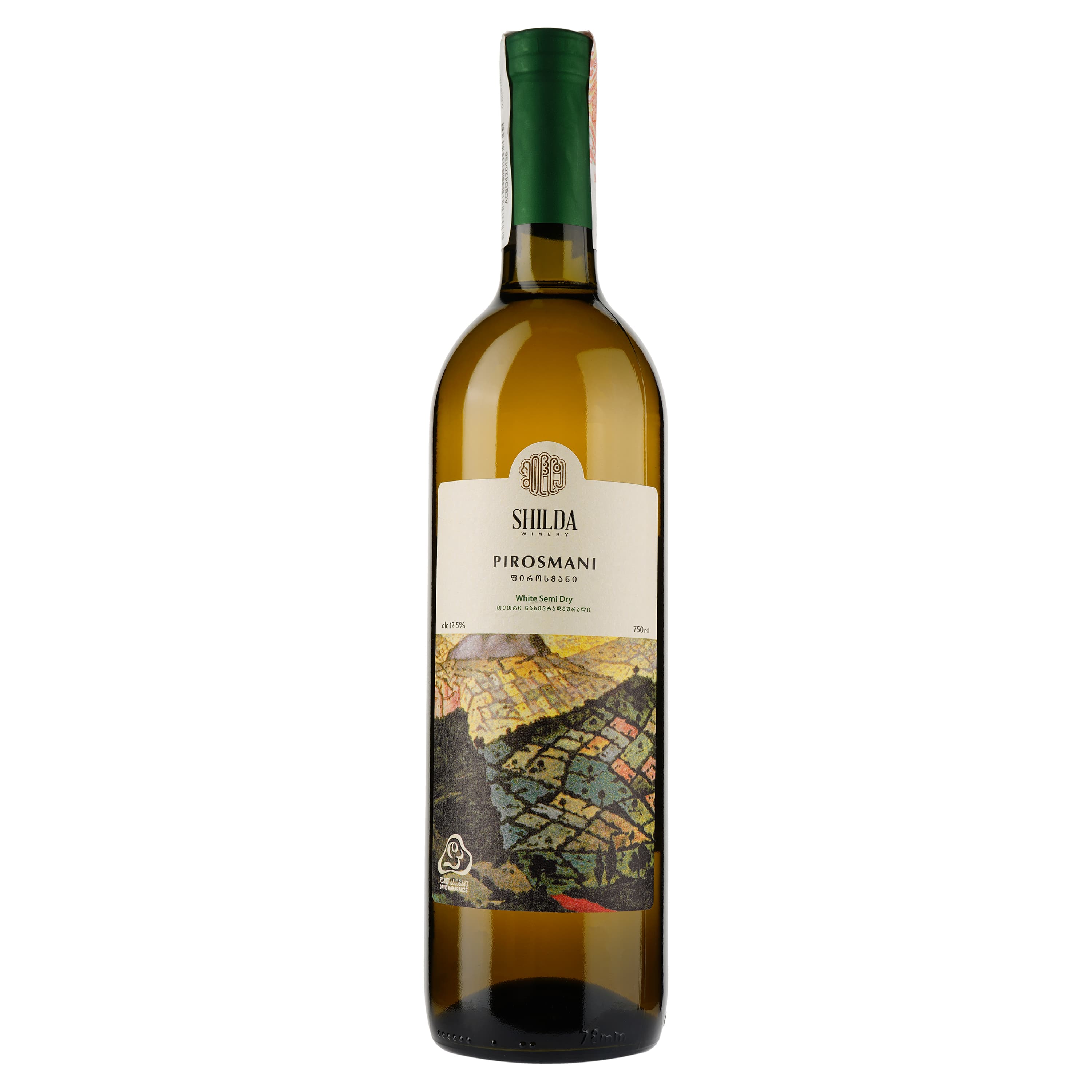Вино Shilda Kakakbadze Pirosmani, біле, напівсухе, 0.75 л - зображення 1