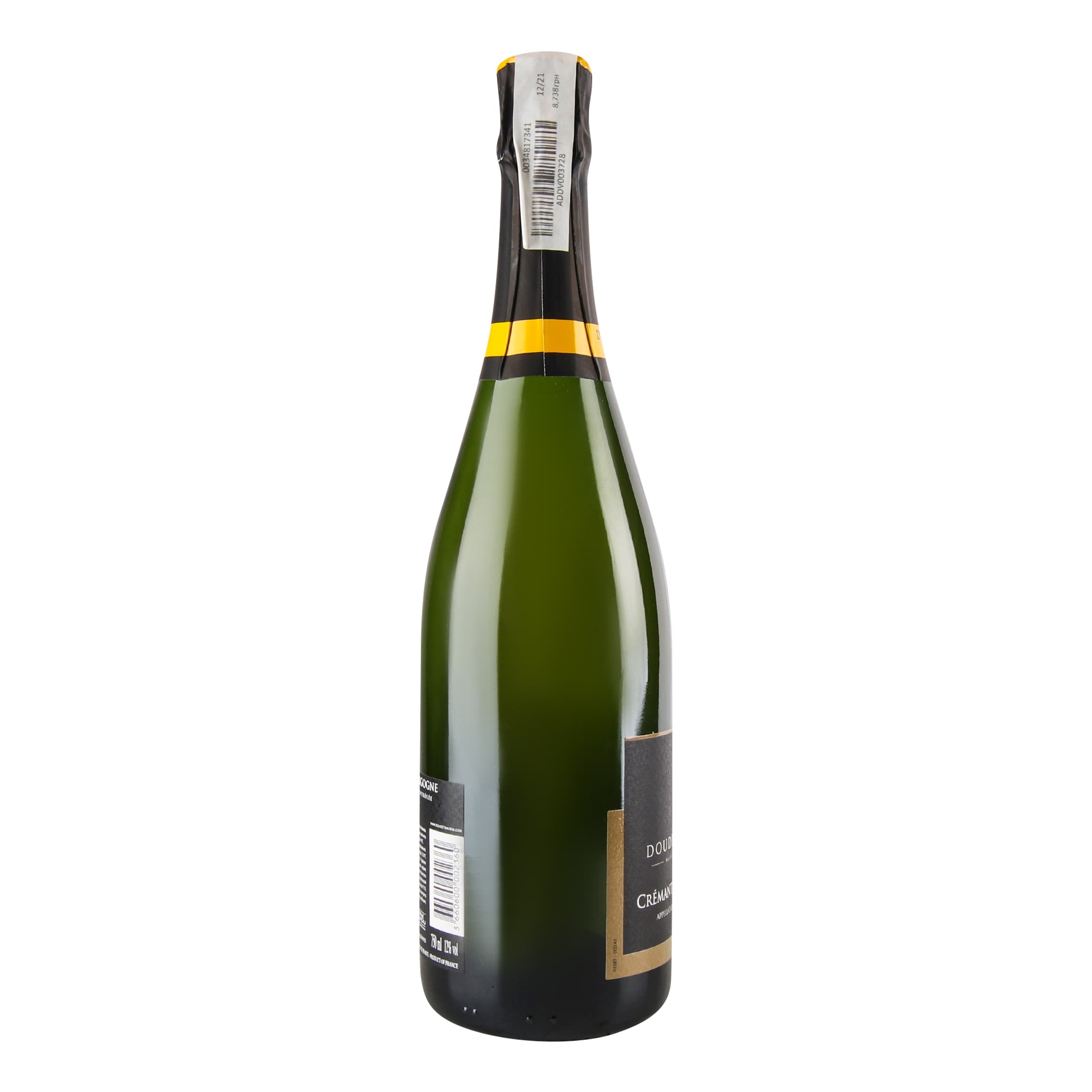 Ігристе вино Doudet Naudin Cremant de Bourgogne, 12%, 0,75 л - зображення 2