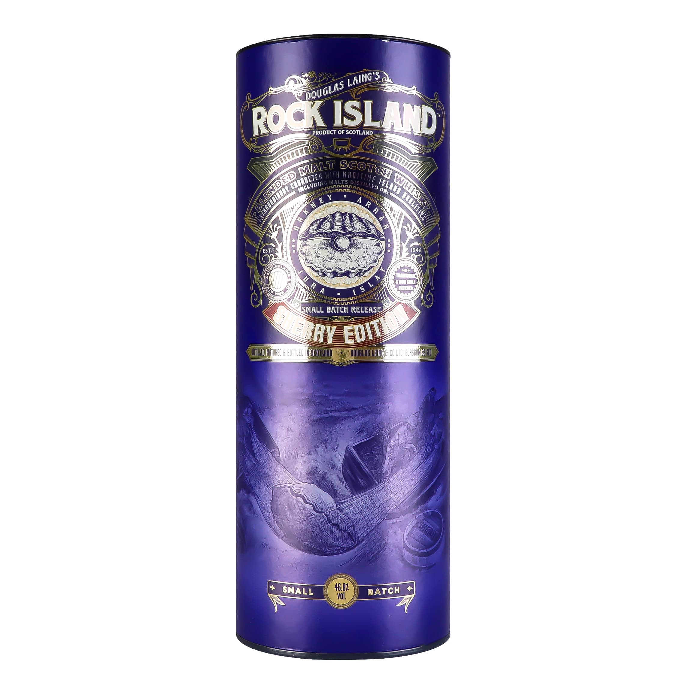 Віскі Douglas Laing Rock Island Sherry Edition Blended Malt Scotch Whisky 46.8% 0.7 л в подарунковій упаковці - зображення 4