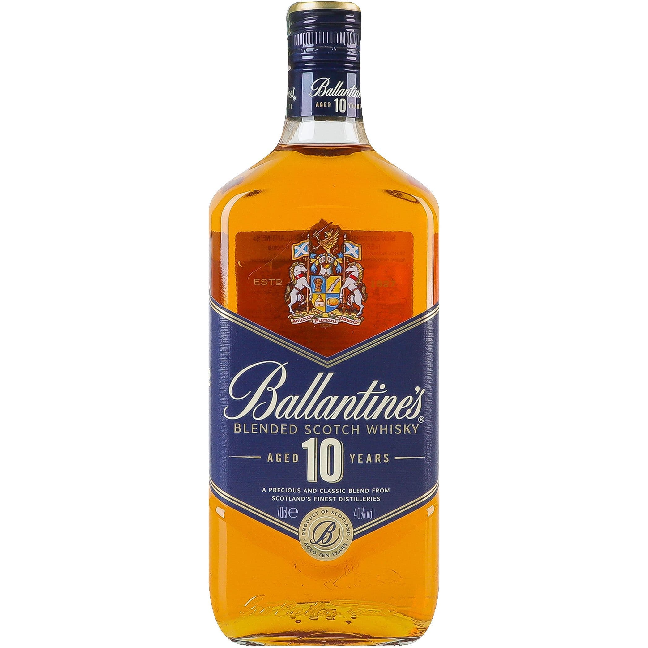 Віскі Ballantine's 10 yo Blended Scotch Whisky 40% 0.7 л - зображення 1