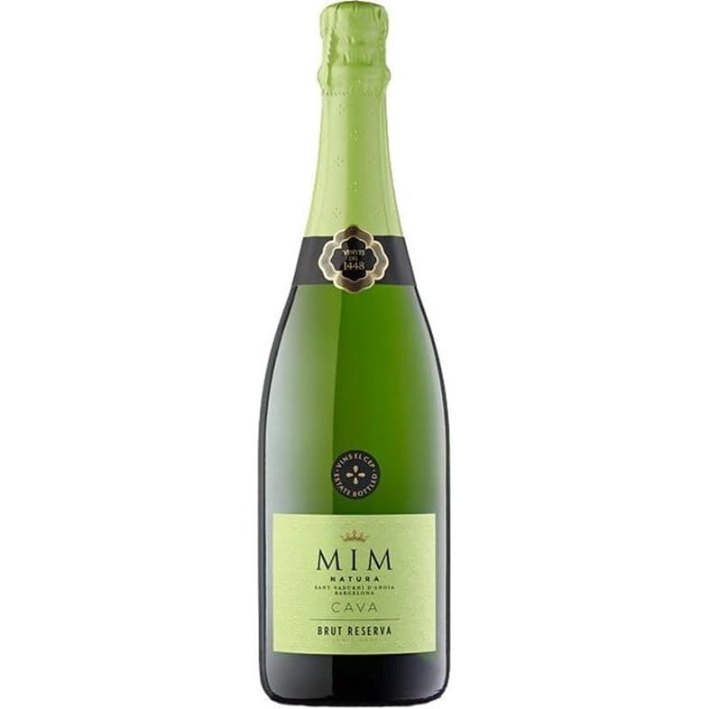 Вино ігристе MIM Natura Cava Reserva 2017 Brut Eco D.O. біле брют 0.75 л