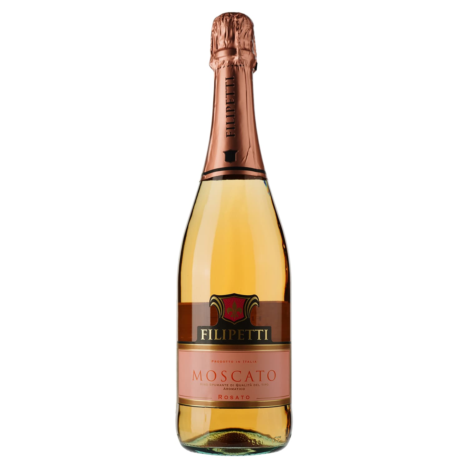 Вино ігристе Filipetti Perlino Moscato Rosato 6.5% 0.75 л (8000018937576) - зображення 1