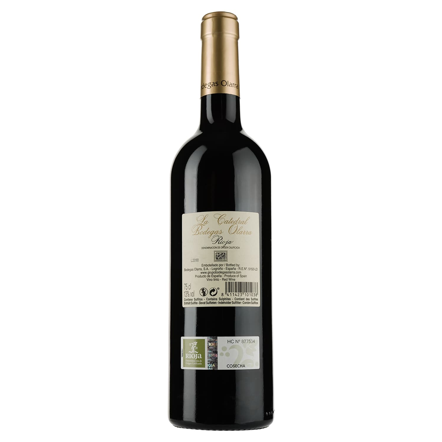 Вино Bodegas Olarra La Catedral, червоне, сухе, 13%, 0,75 л (5144) - зображення 2