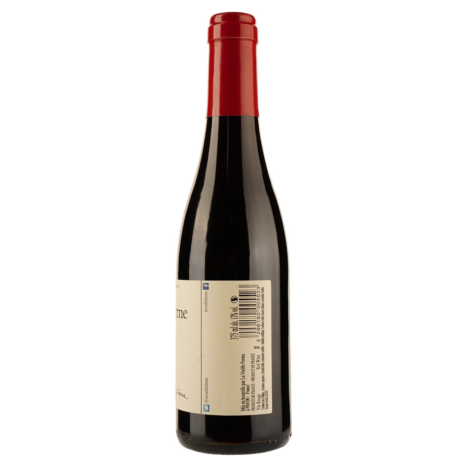 Вино La Vieille Ferme Rouge Perrin et Fils, червоне, сухе, 0,375 л - зображення 2