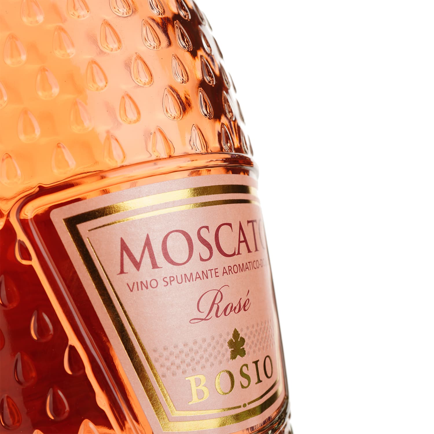 Ігристе вино Bosio Moscato Spumante Rosé, рожеве, солодке, 0,75 л - зображення 4