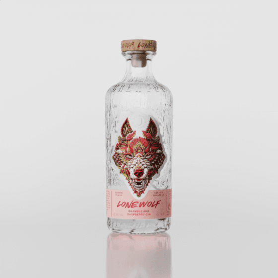 Джин BrewDog LoneWolf Raspberry & Bramble Gin 38% 0.7 л - зображення 3