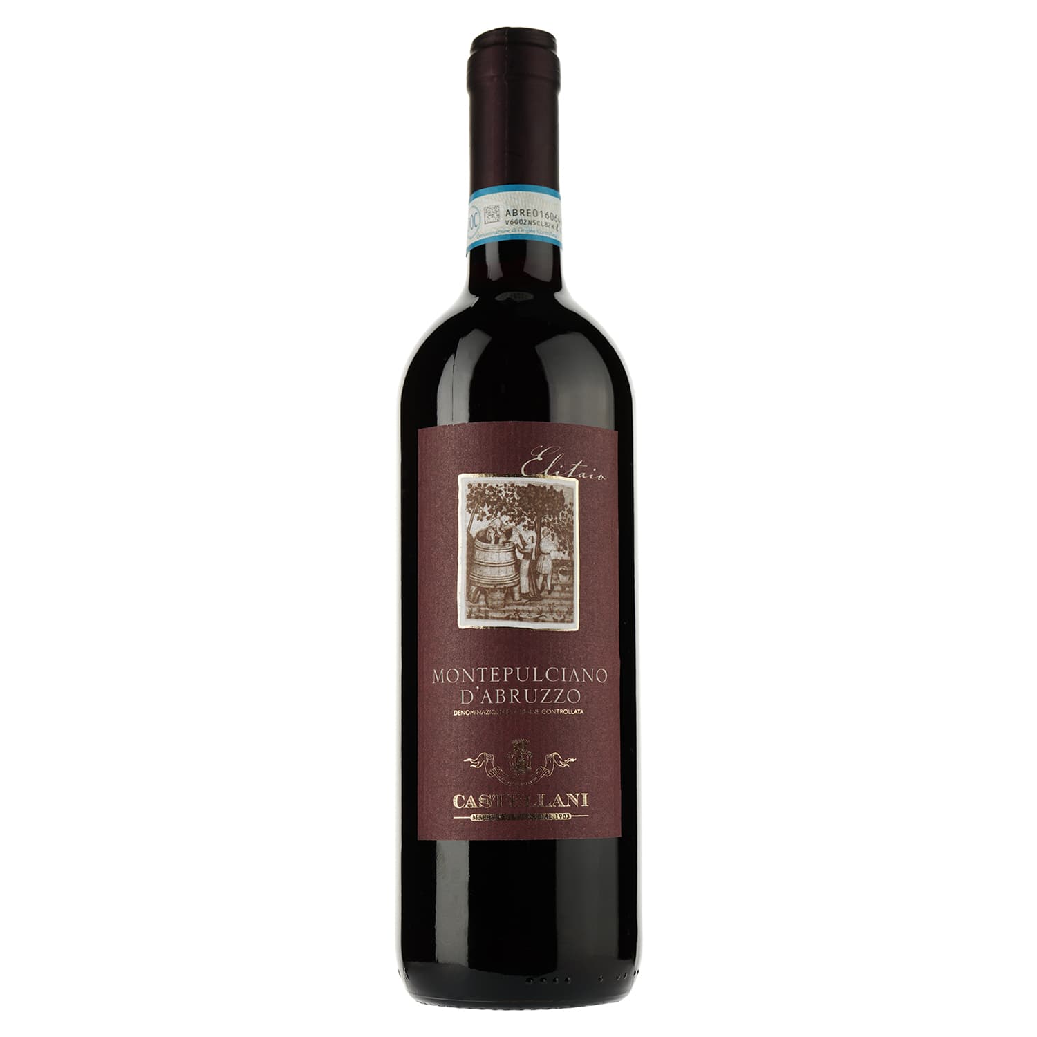 Вино Castellani Montepulciano D'Abruzzo Elitaio DOC, червоне, сухе, 12%, 0,75 л - зображення 1