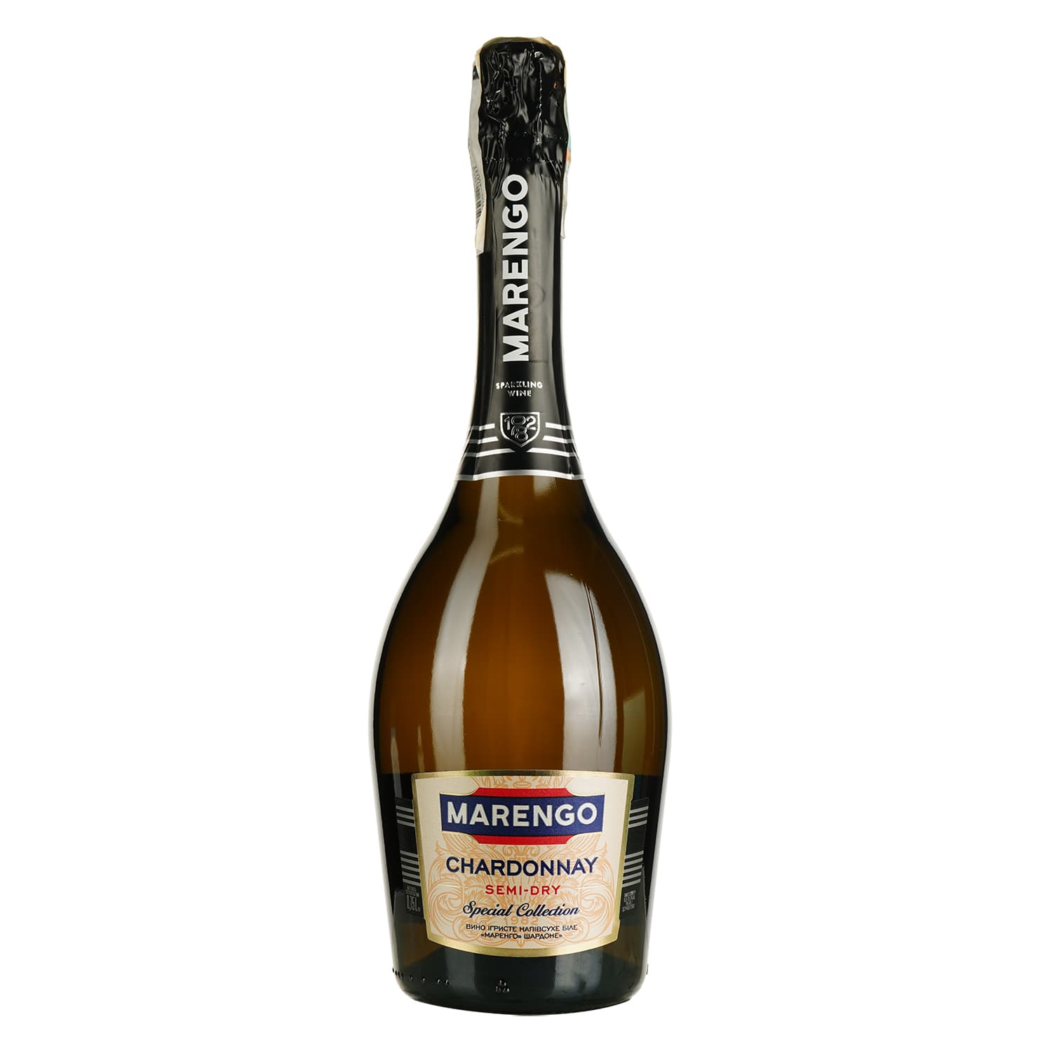 Вино ігристе Marengo Chardonnay Special Collection біле напівсухе 0.75 л - зображення 1