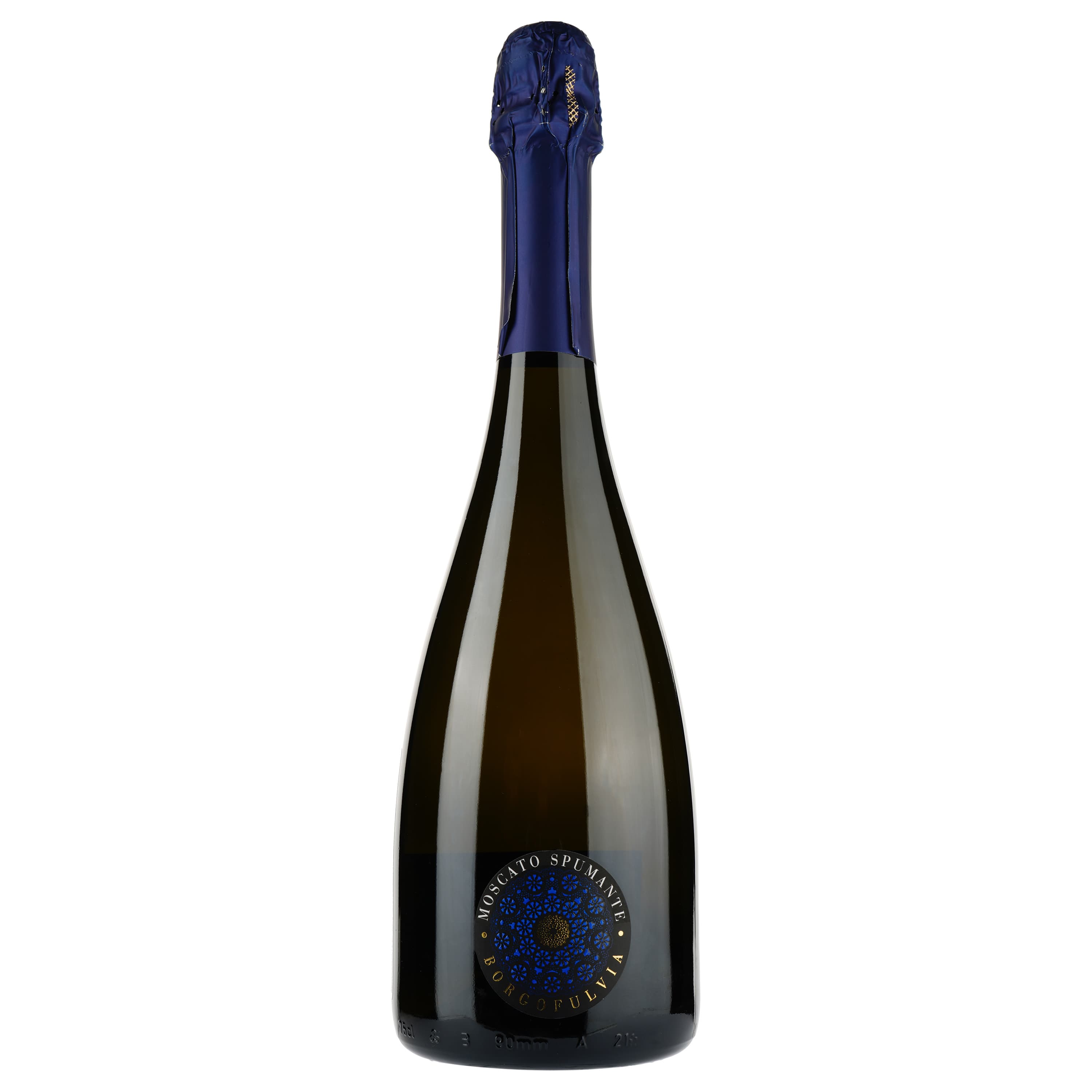 Ігристе вино Borgofulvia Spumante Moscato dolce, біле, напівсолодке, 7,5%, 0,75 л - зображення 1